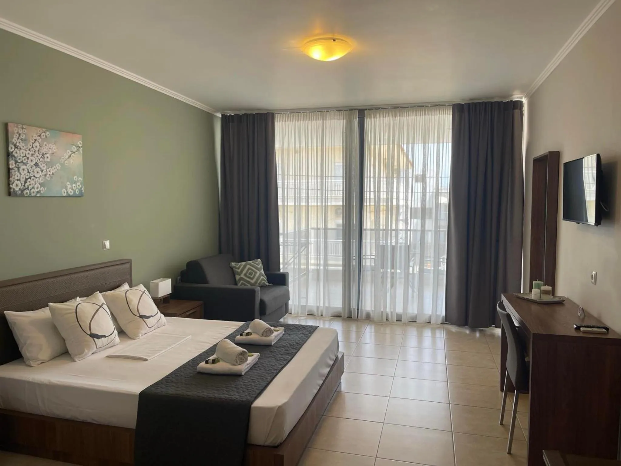 Bed in Centrum Rooms