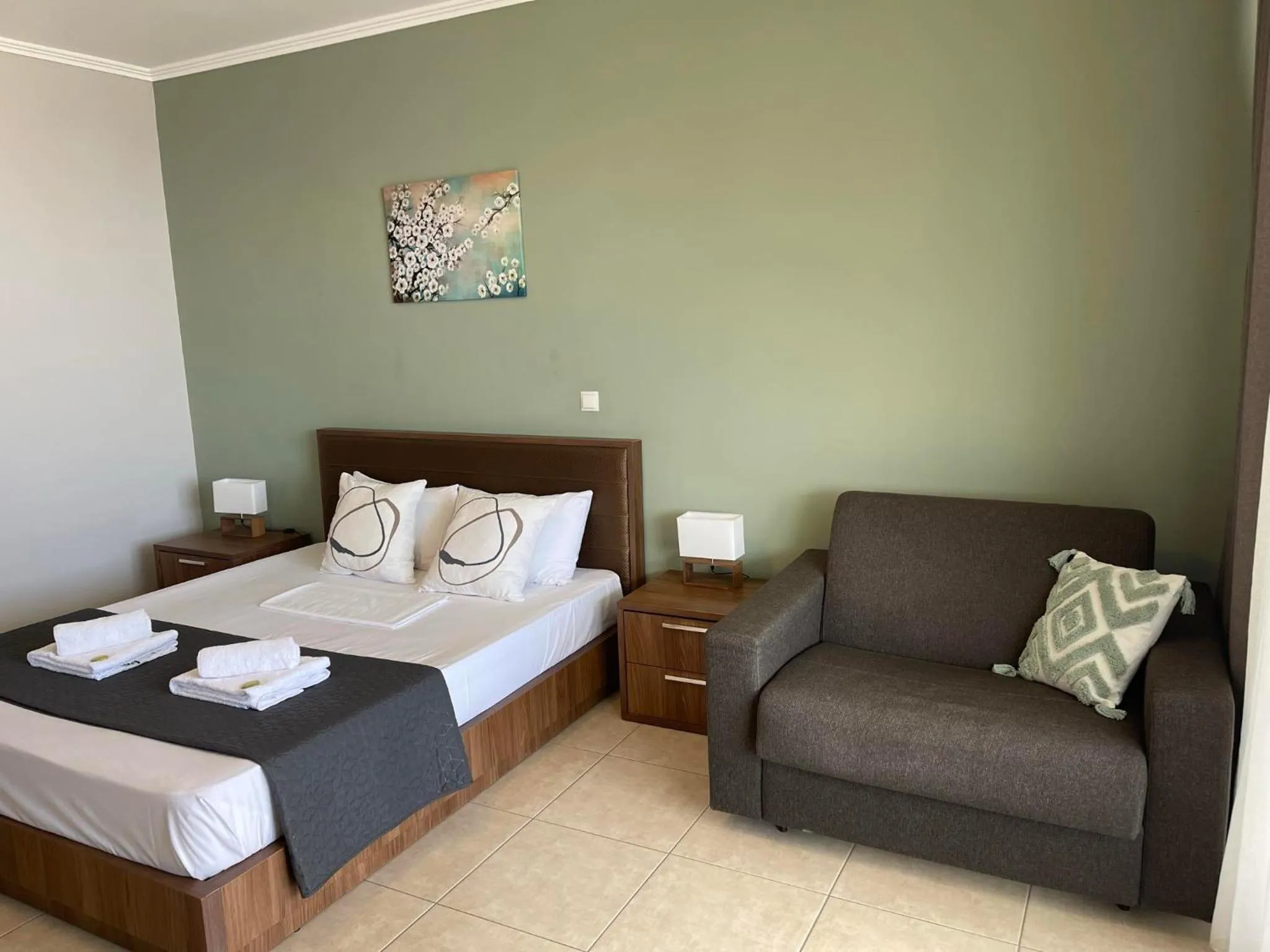 Bed in Centrum Rooms