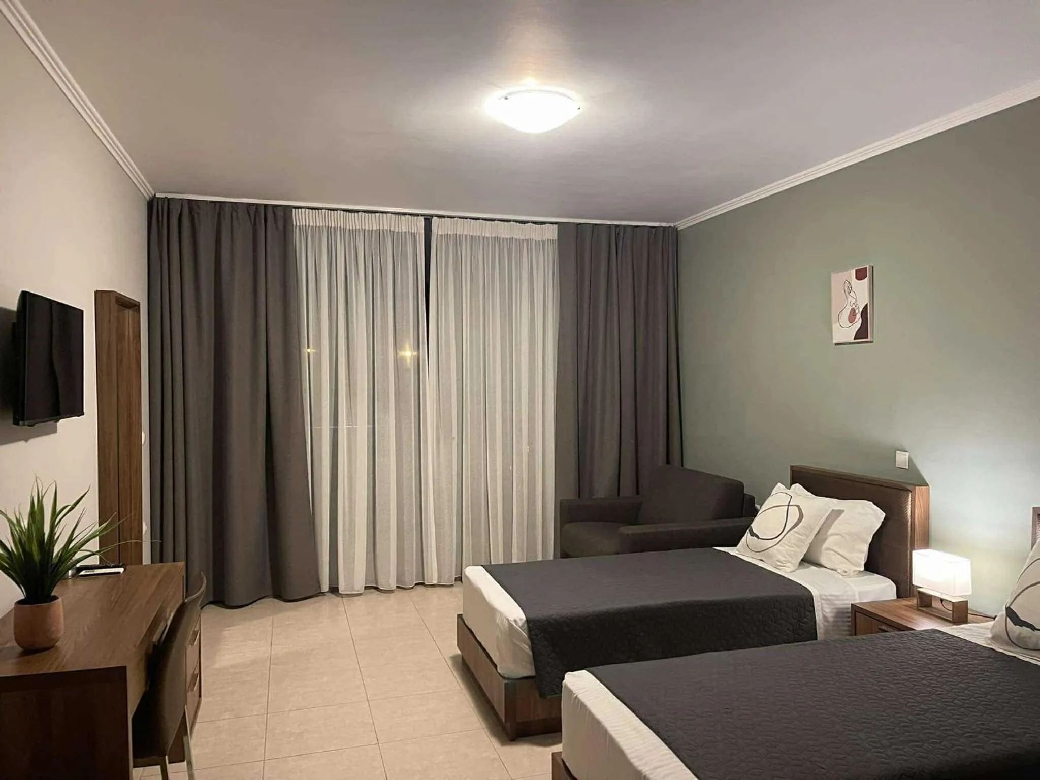 Bed in Centrum Rooms