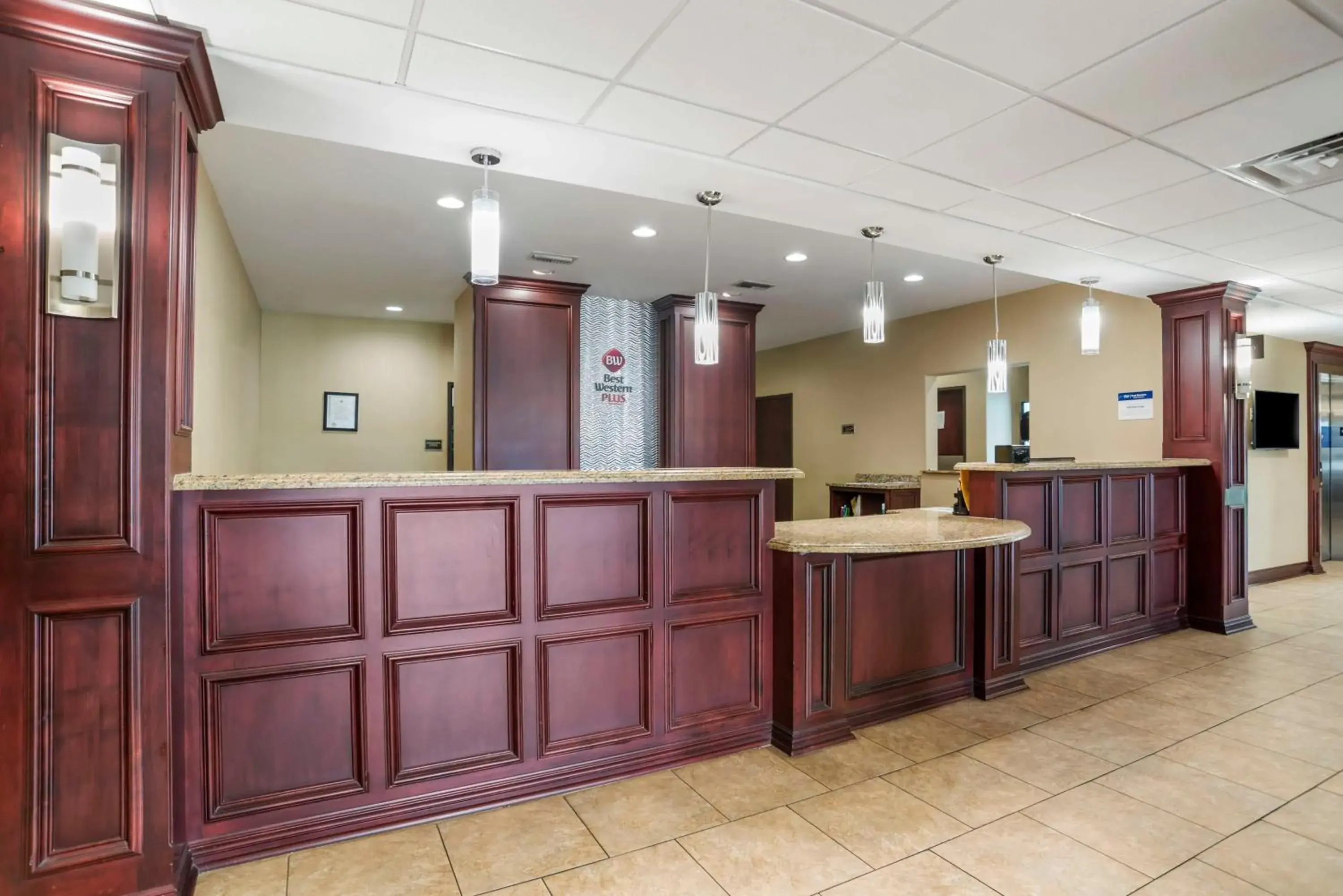 Lobby or reception in Best Western Plus Chalmette Hotel Lobby or reception in Best Western Plus Chalmette Hotel