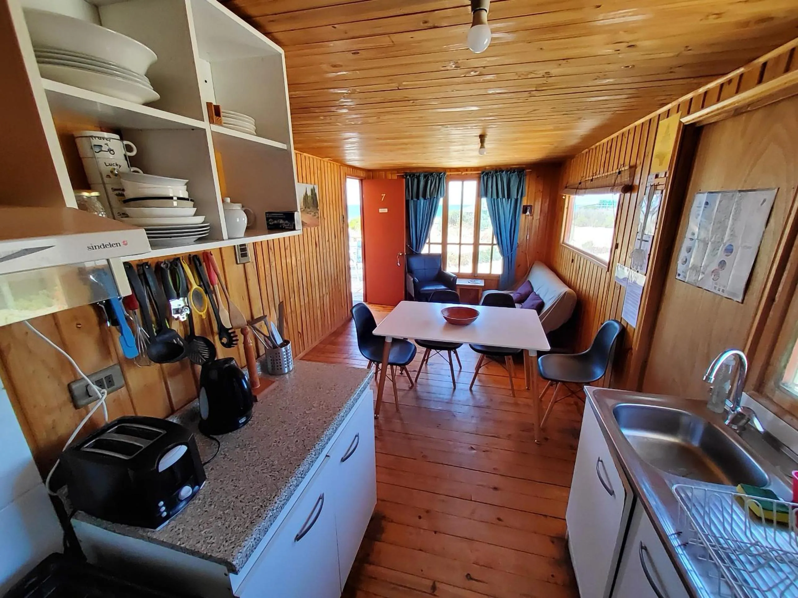 kitchen in Cabañas Paraiso