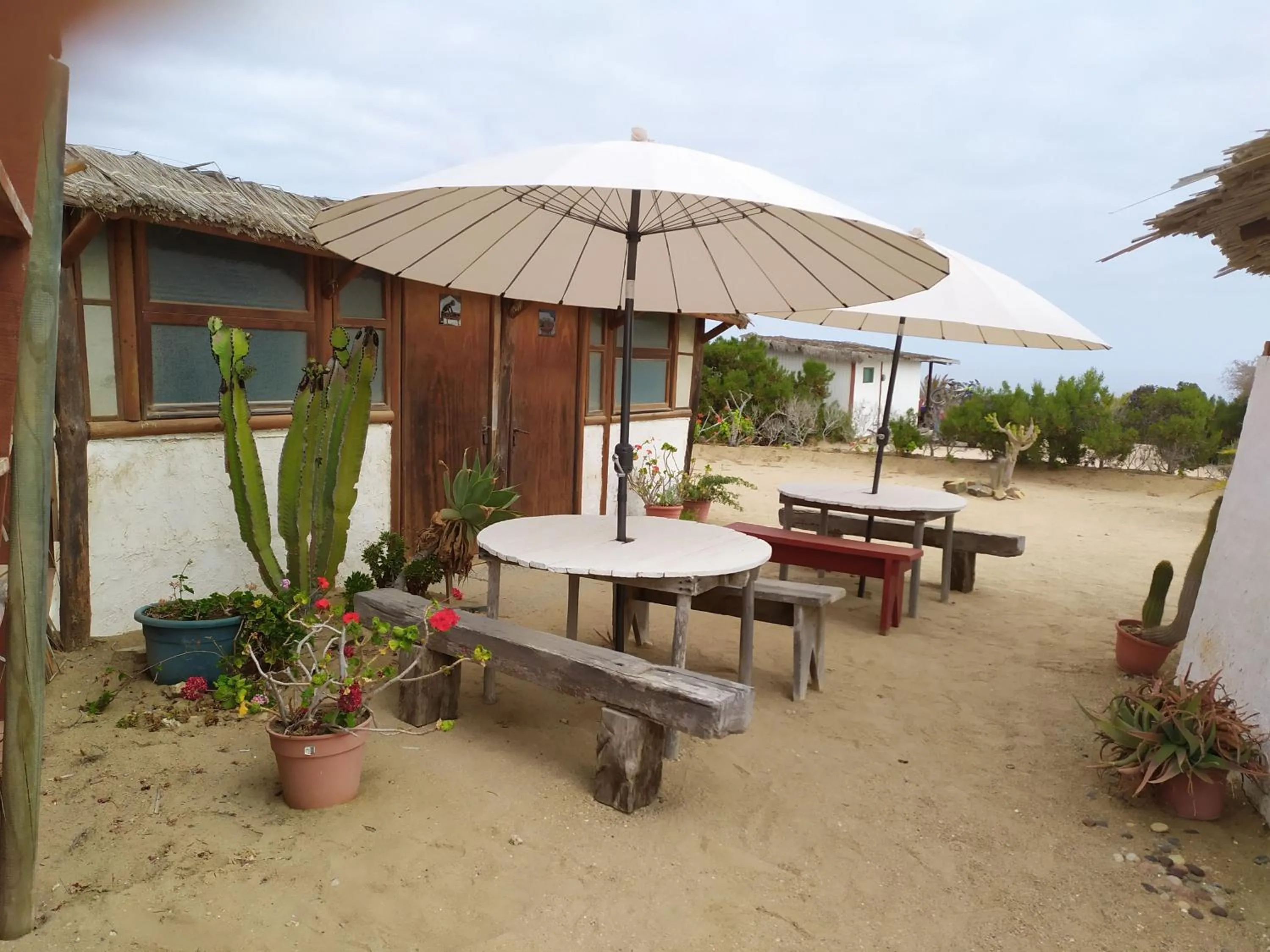 Garden view in Cabañas Paraiso