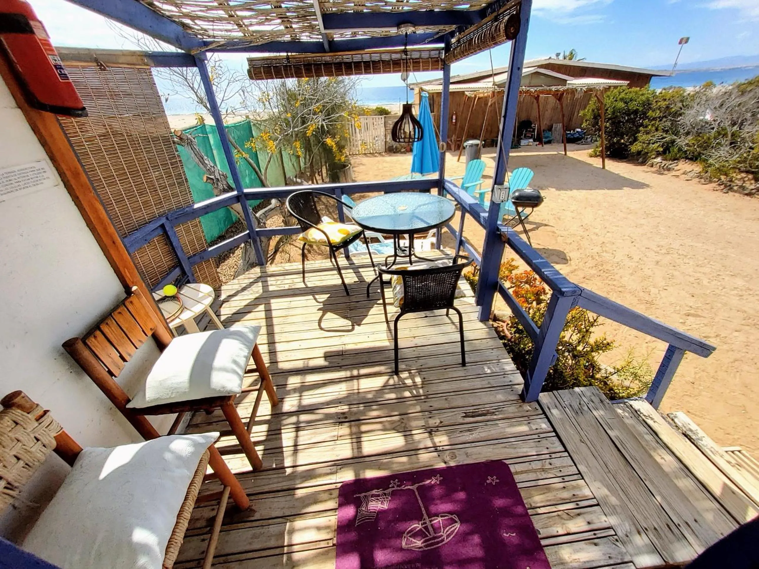 Balcony/Terrace in Cabañas Paraiso
