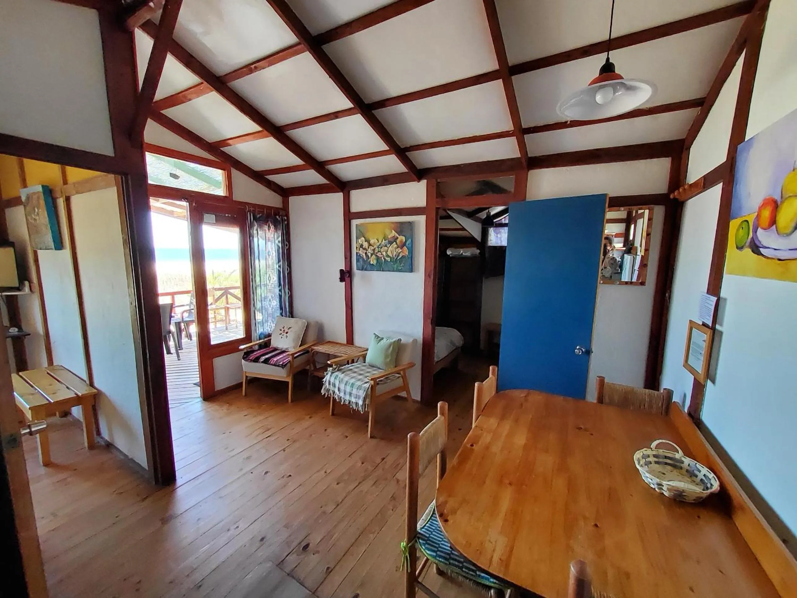 Dining area in Cabañas Paraiso