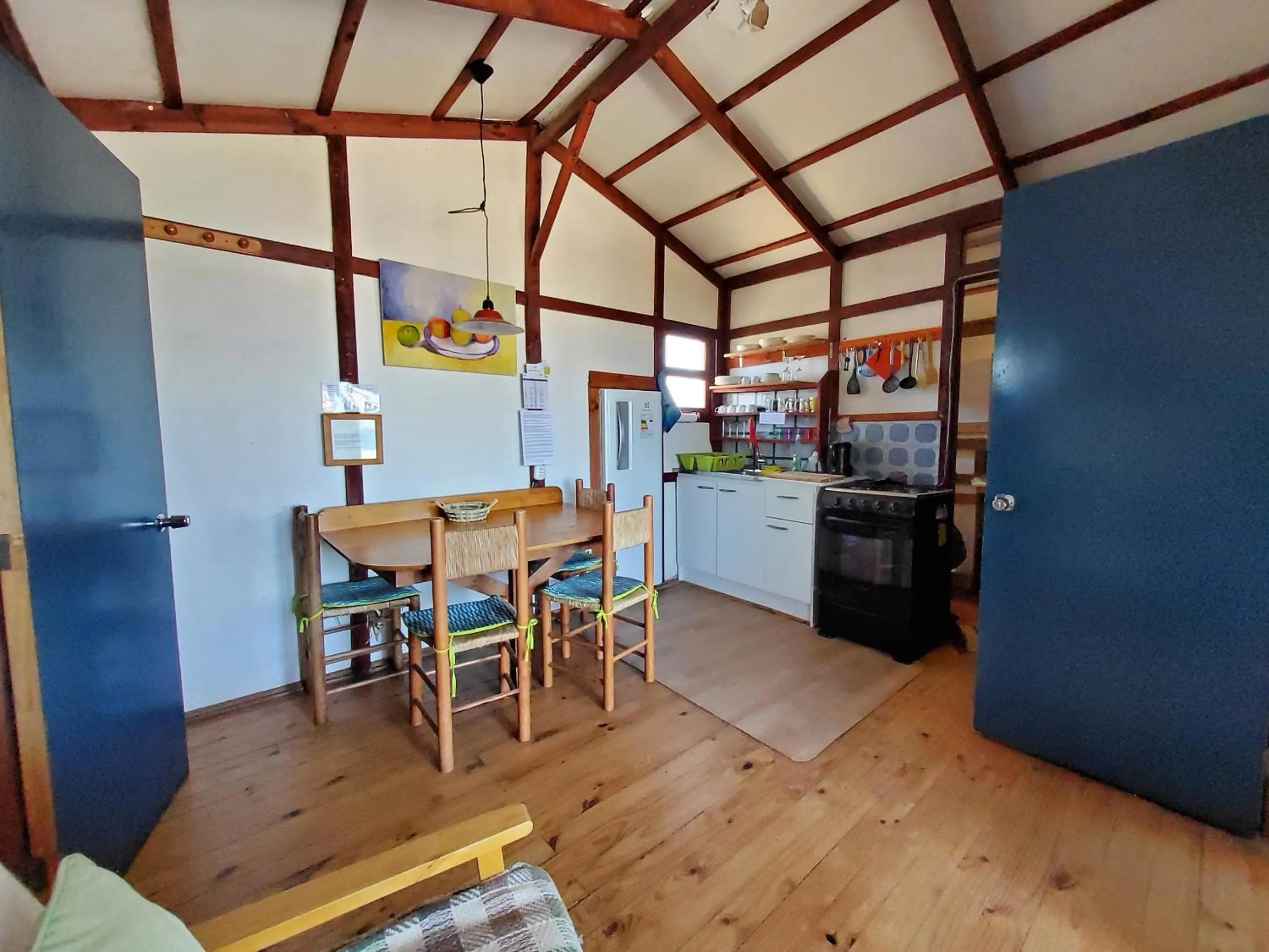 Kitchen or kitchenette in Cabañas Paraiso