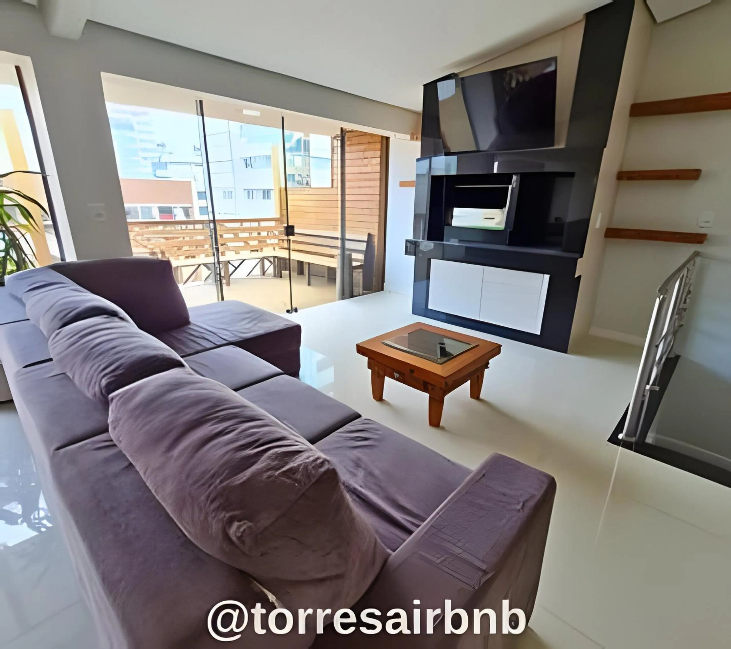 Cobertura duplex a memos de 300mts do mar | Quatro Praças