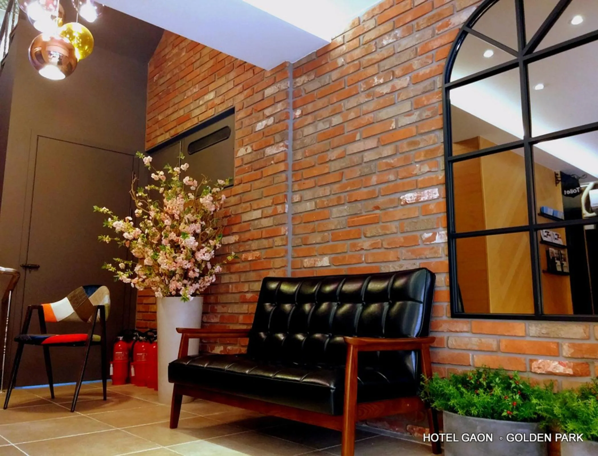 Decorative detail in Hotel Gaon Golden Park Dongdaemun