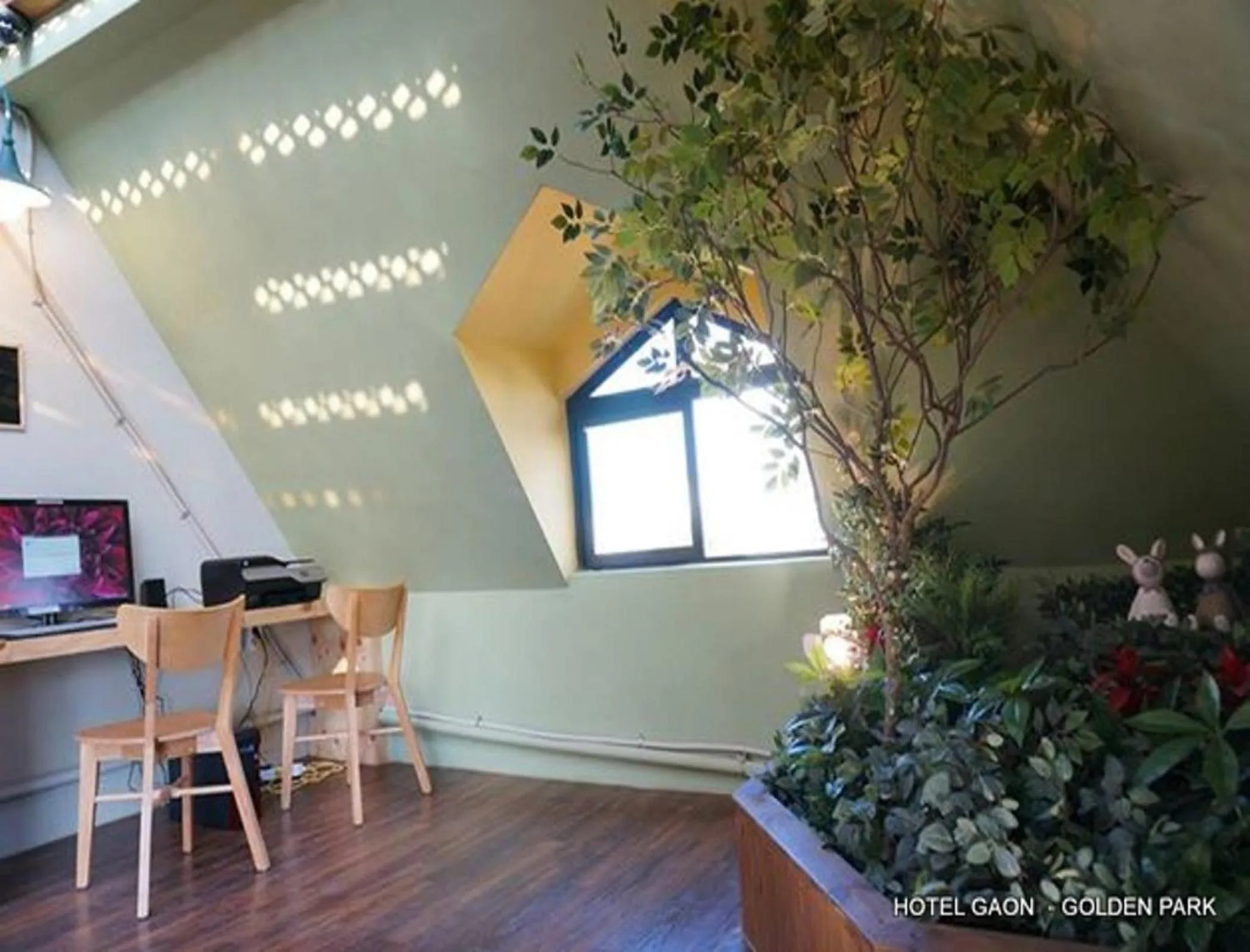 Decorative detail in Hotel Gaon Golden Park Dongdaemun