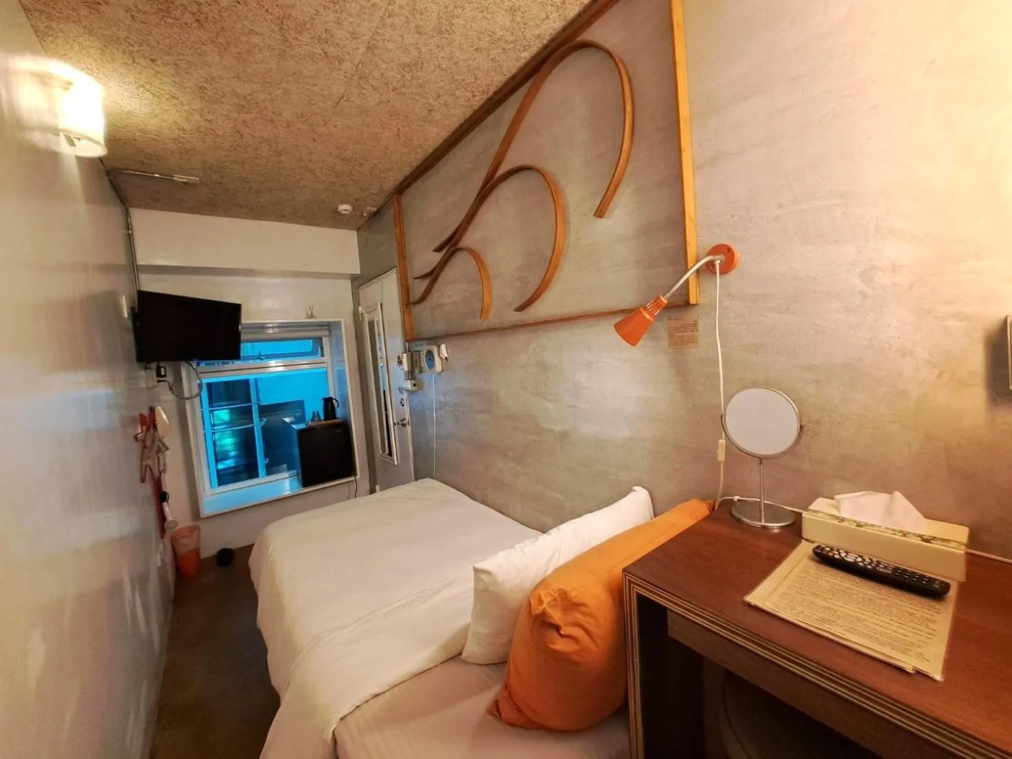 Bed in 墾丁橘月Orange Moon Inn