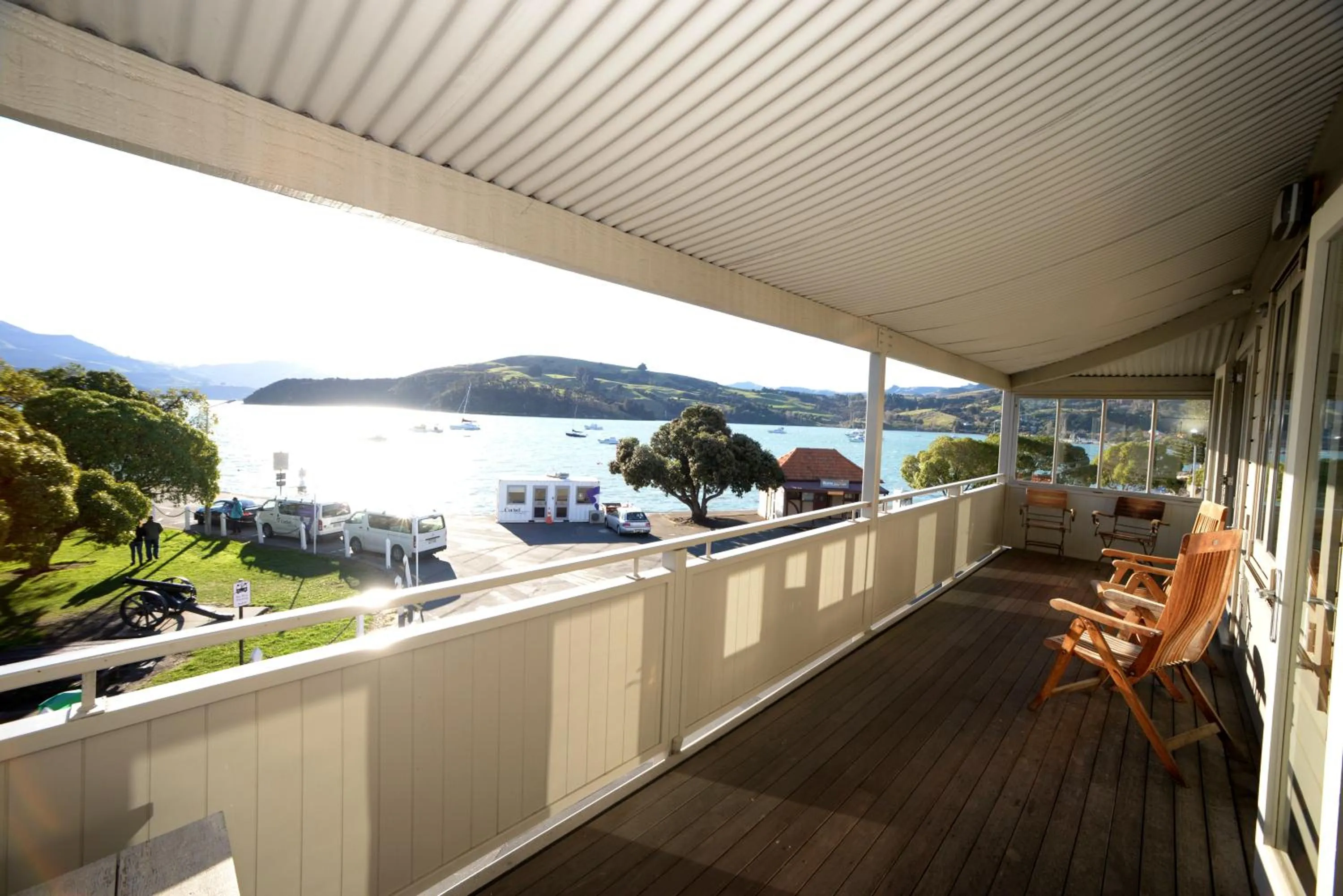 Balcony/Terrace in Akaroa Village Inn