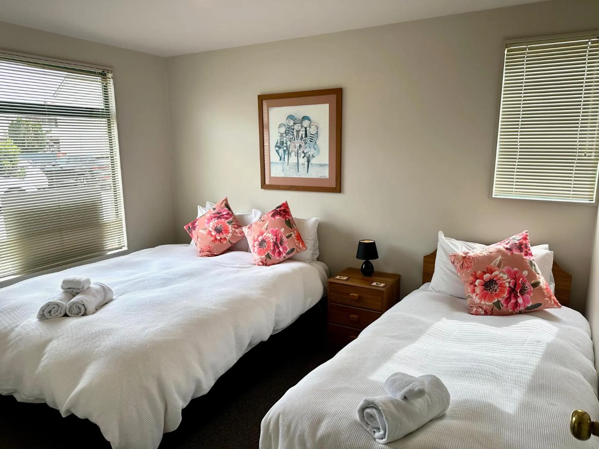 Bed in Akaroa Village Inn