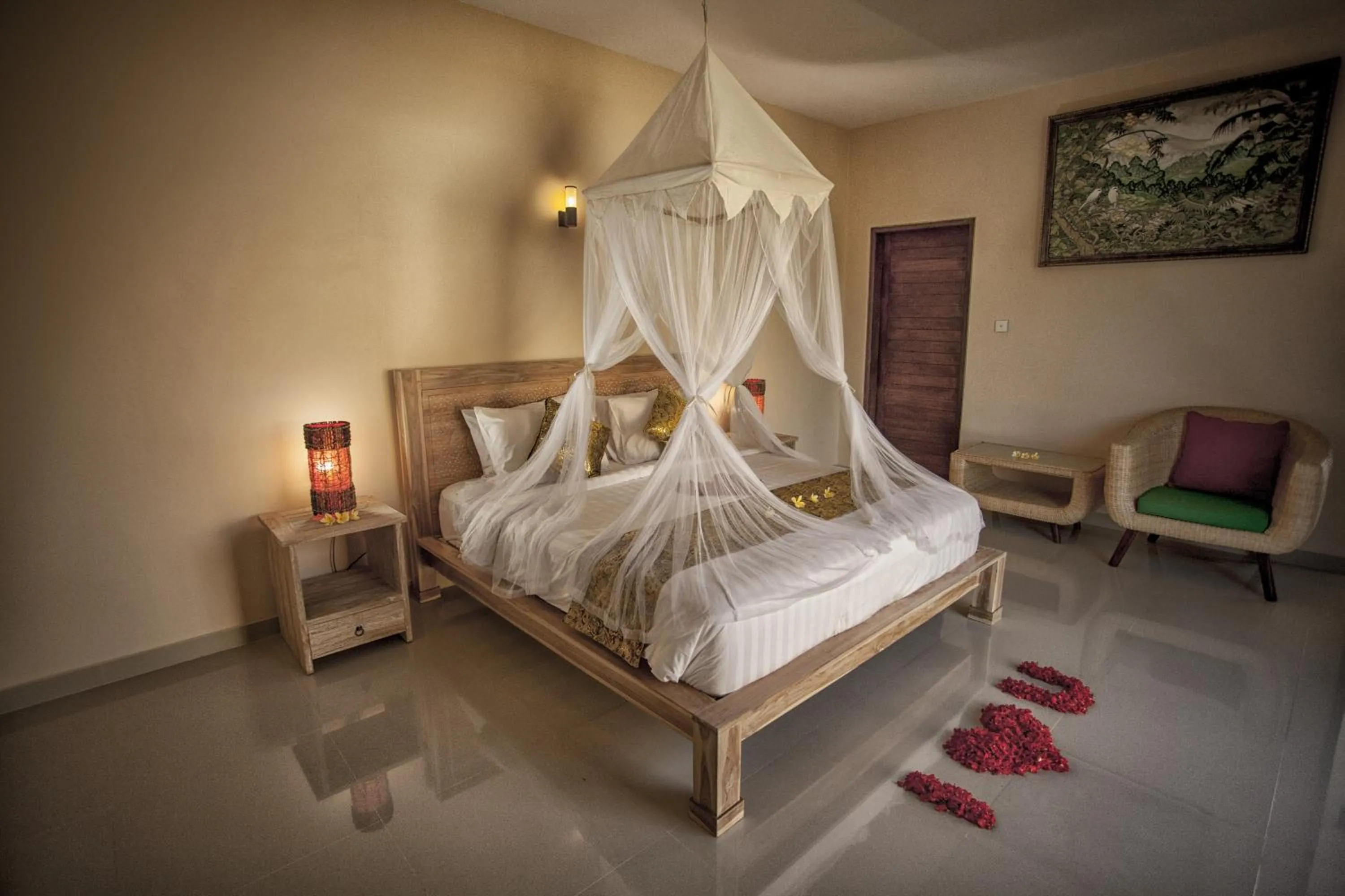 Photo of the whole room, Bed in The Sawah Resort & Villa