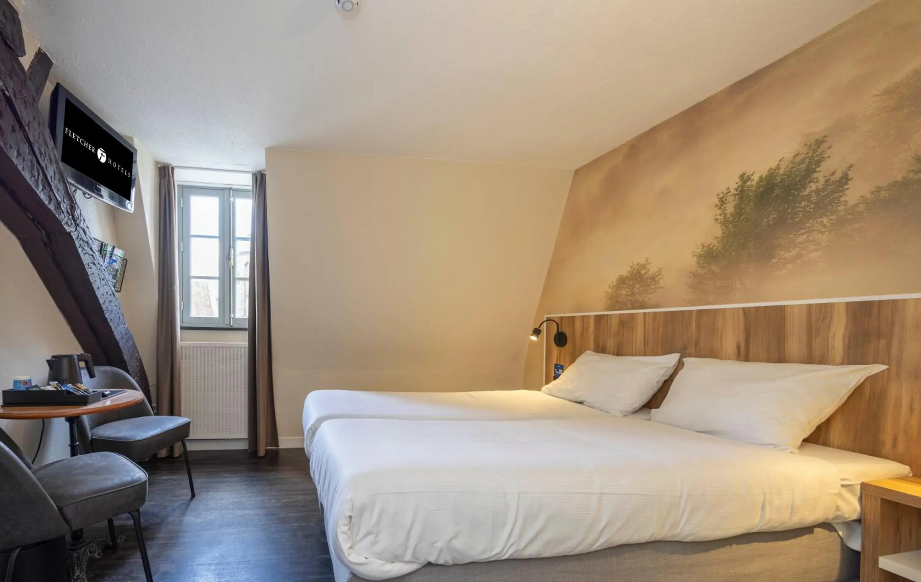 Bedroom, Bed in Fletcher Hotel La Ville Blanche Bedroom, Bed in Fletcher Hotel La Ville Blanche