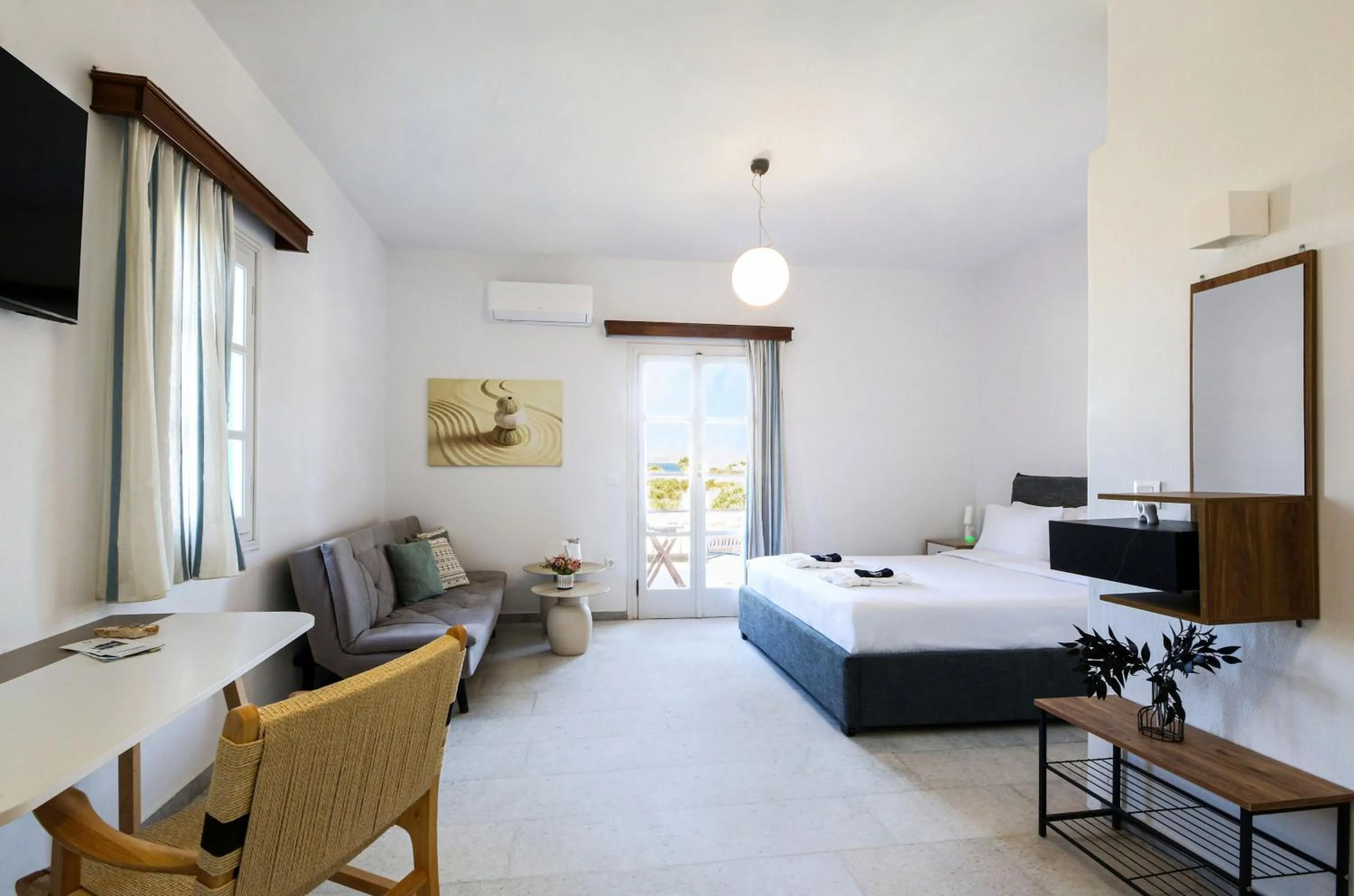 Bed in Diamantis Studios&Apartments