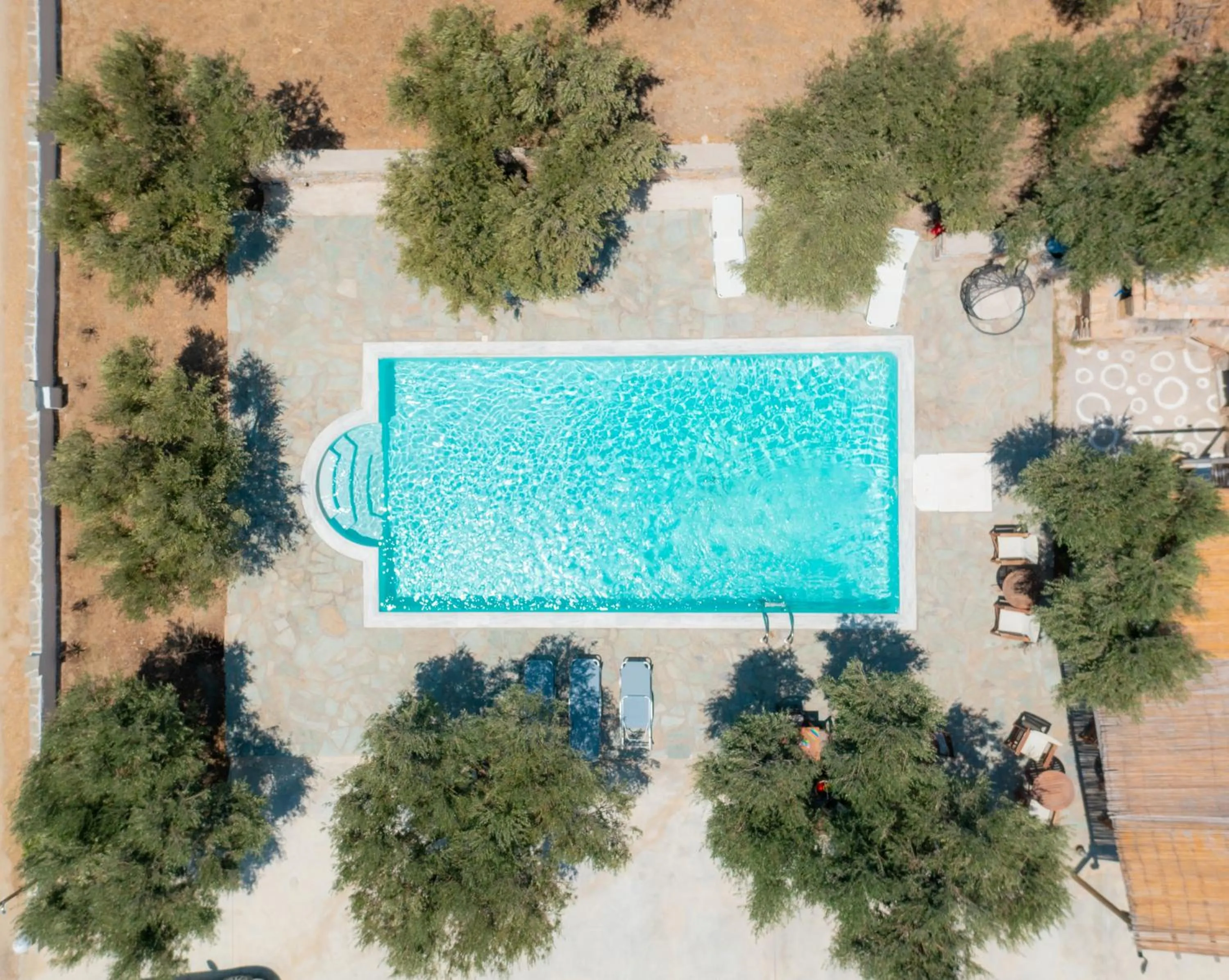 Bird's eye view in Diamantis Studios&Apartments