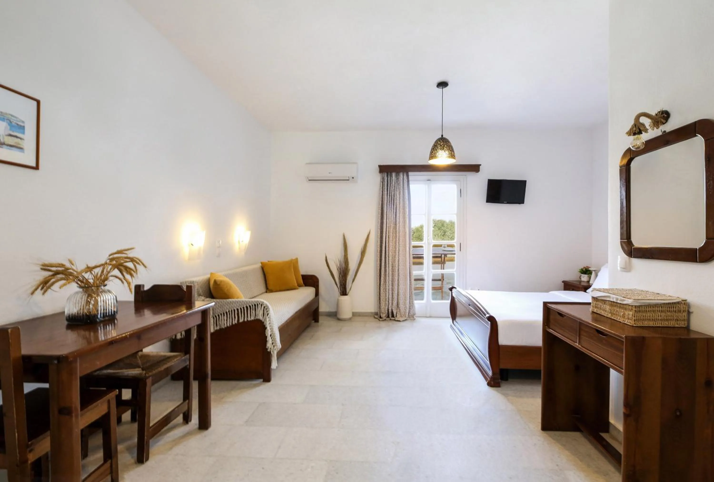 Bed in Diamantis Studios&Apartments