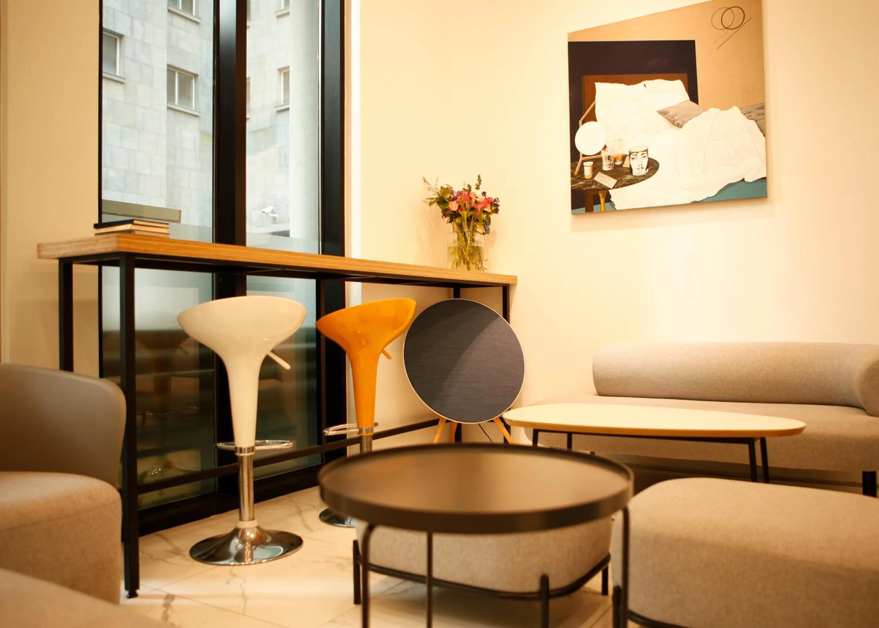 Seating area in Hotel DADA Insadong