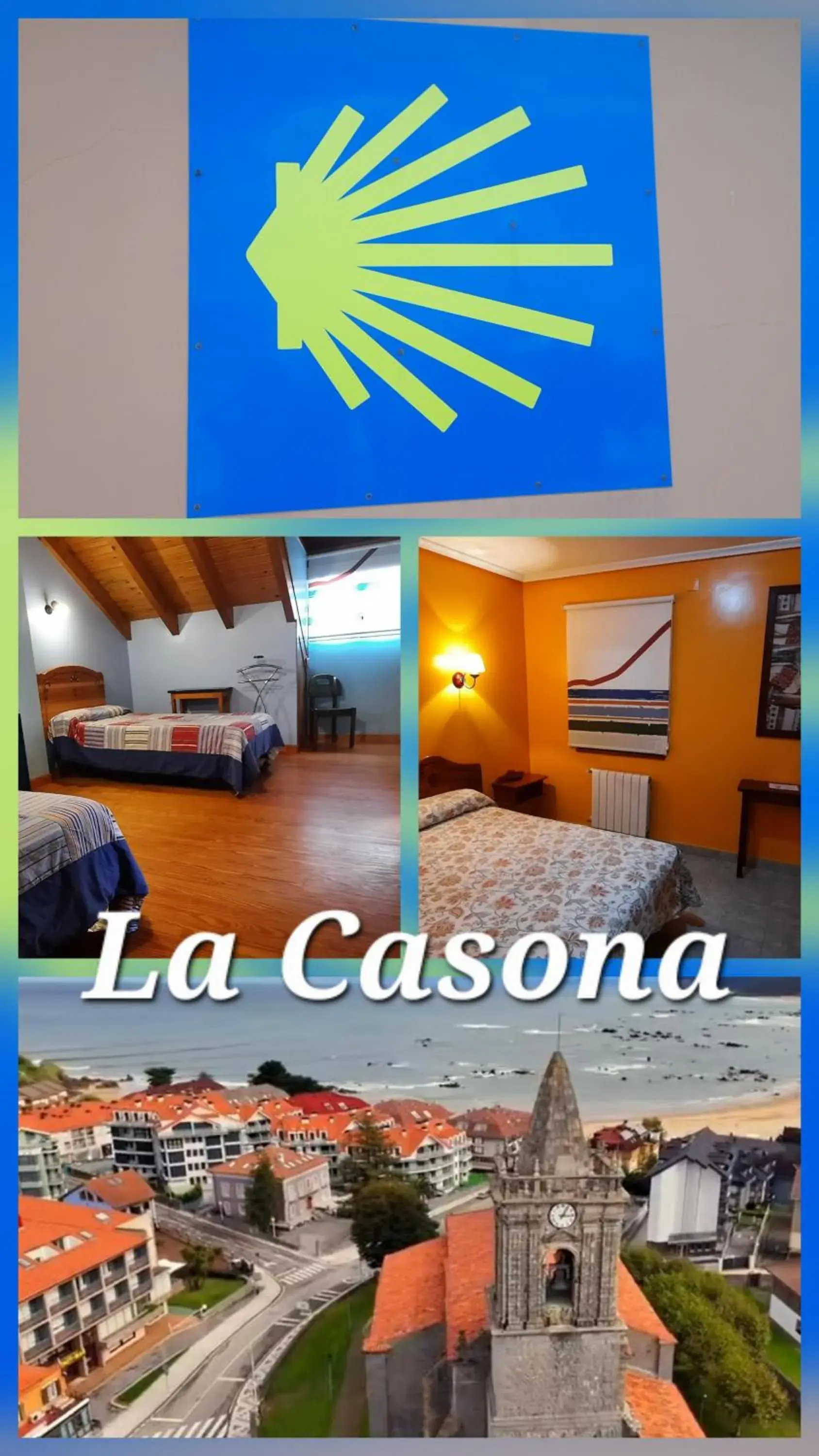 Property logo or sign, Bed in Hostería La Casona Property logo or sign, Bed in Hostería La Casona