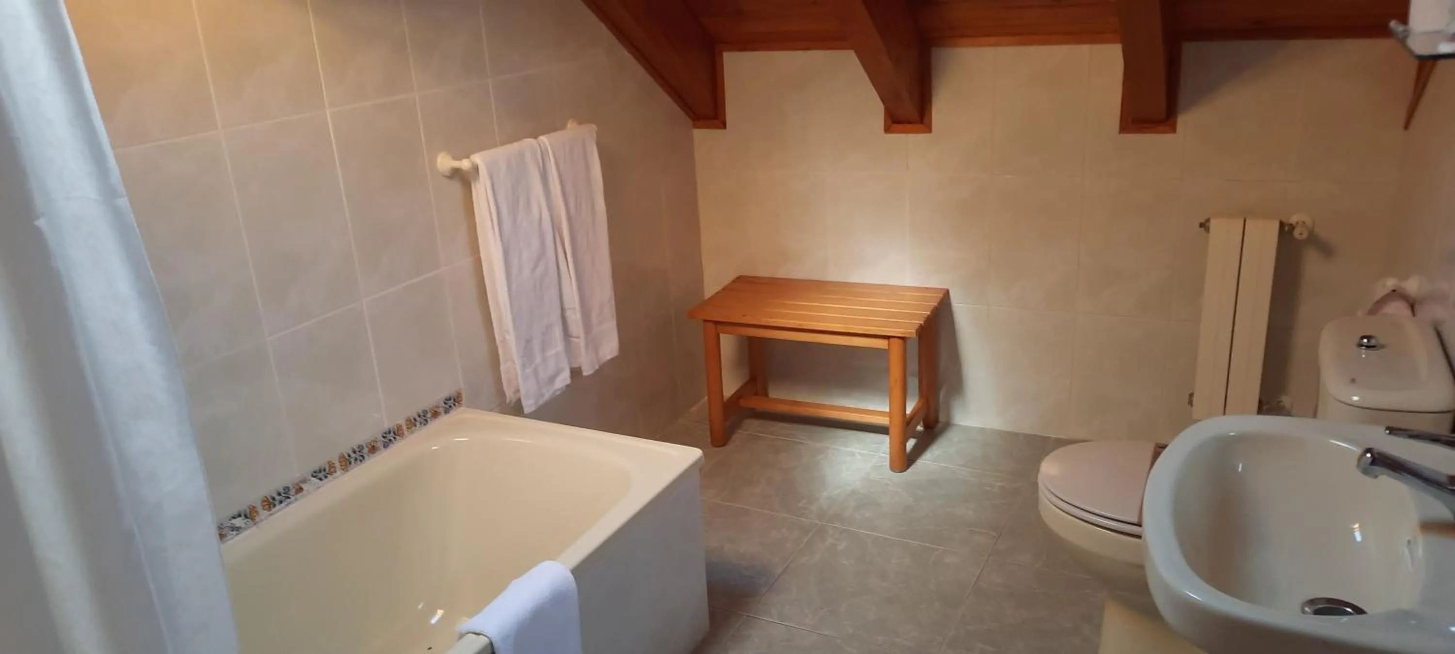 Bathroom in Hostería La Casona