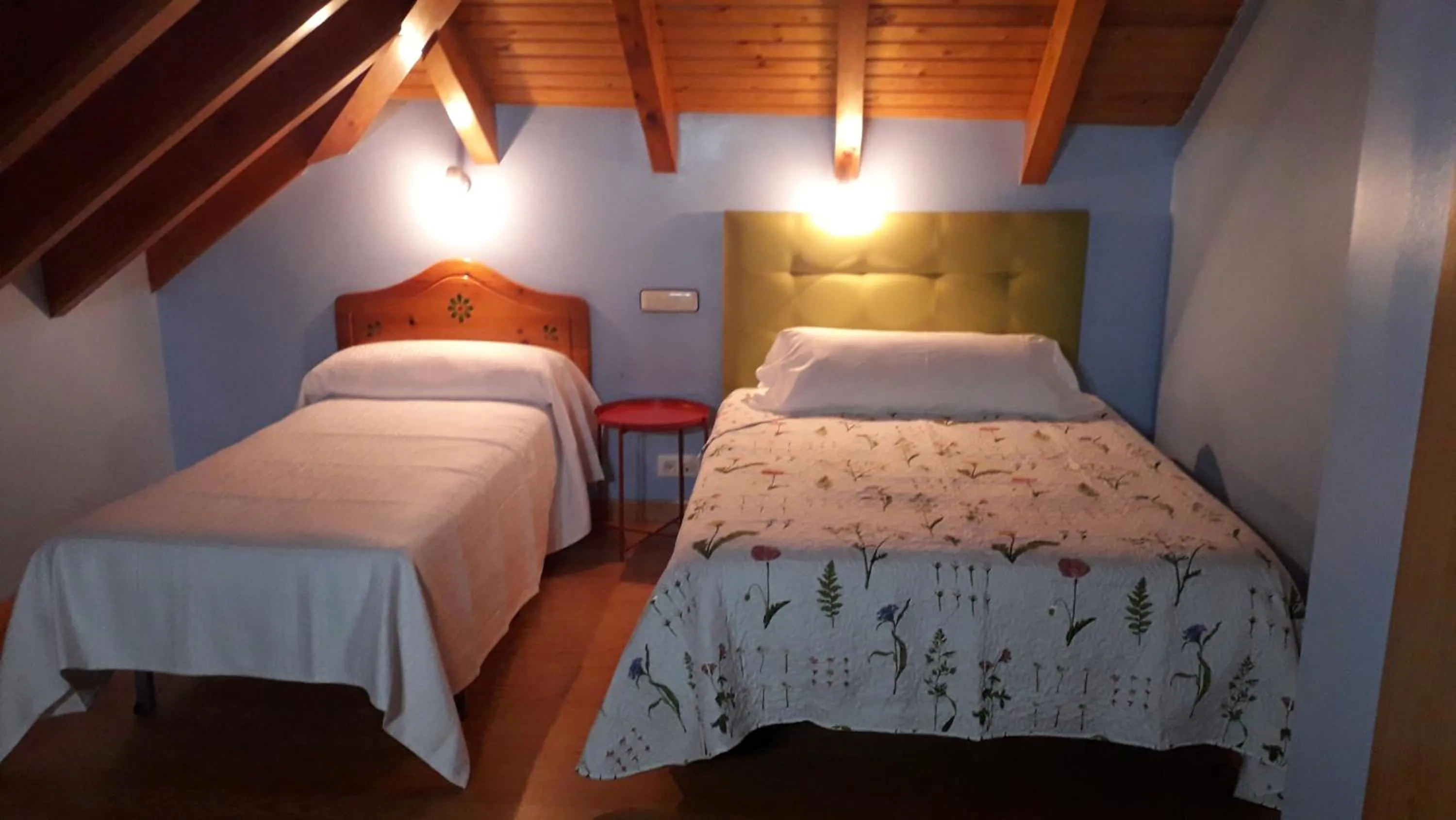 Decorative detail, Bed in Hostería La Casona