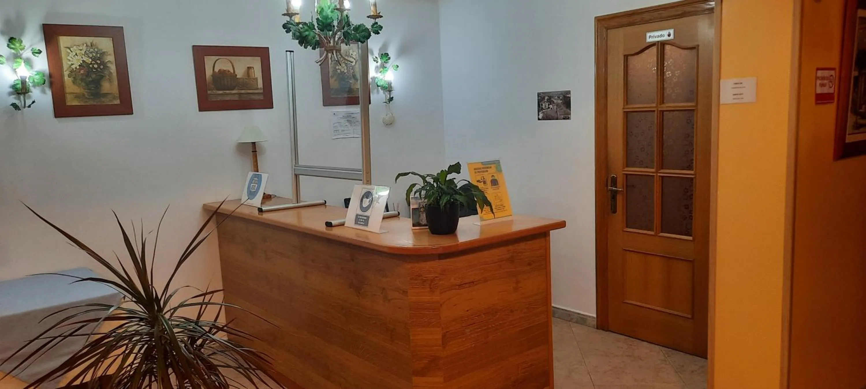 Lobby or reception in Hostería La Casona