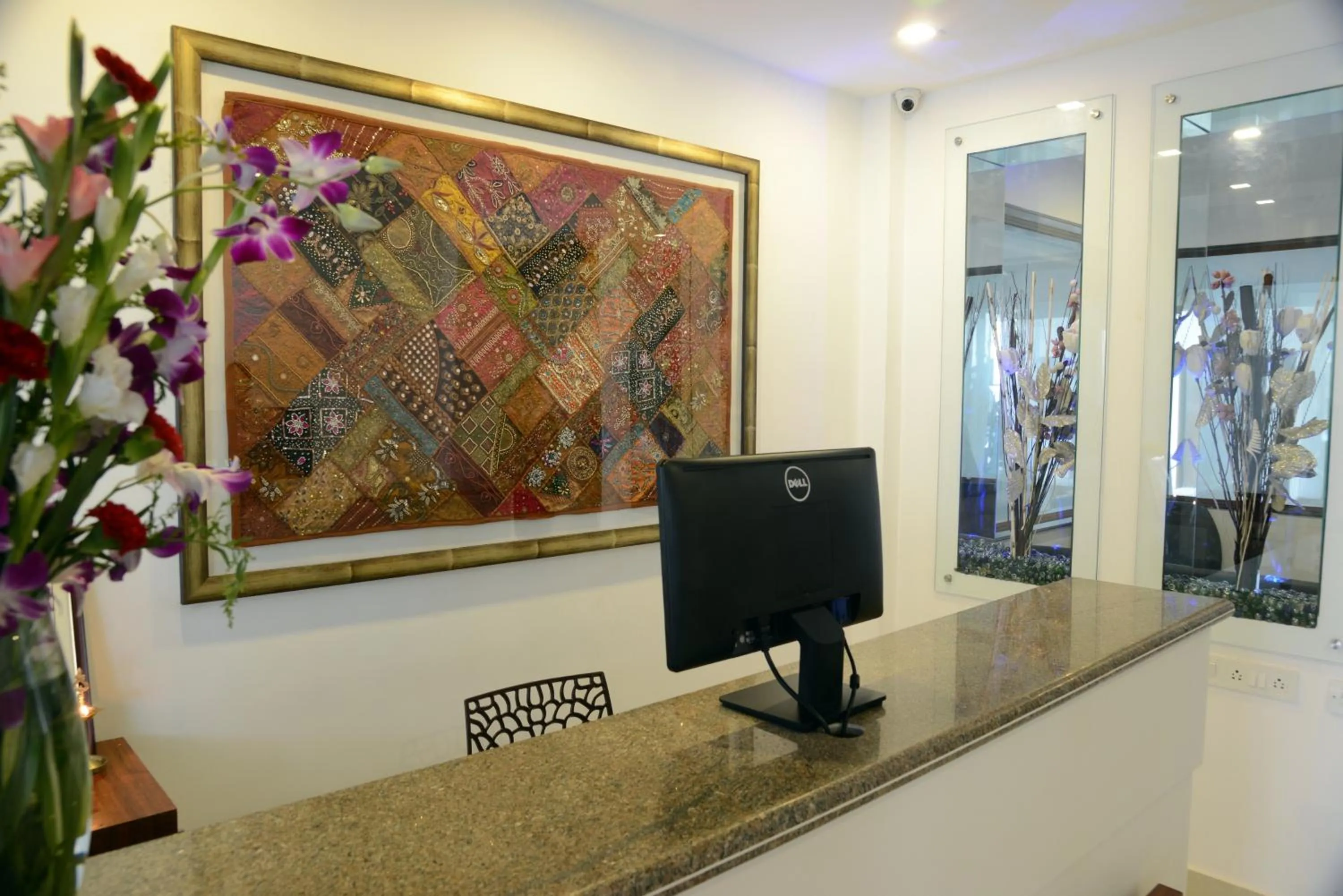 Lobby or reception in De Castle Inn