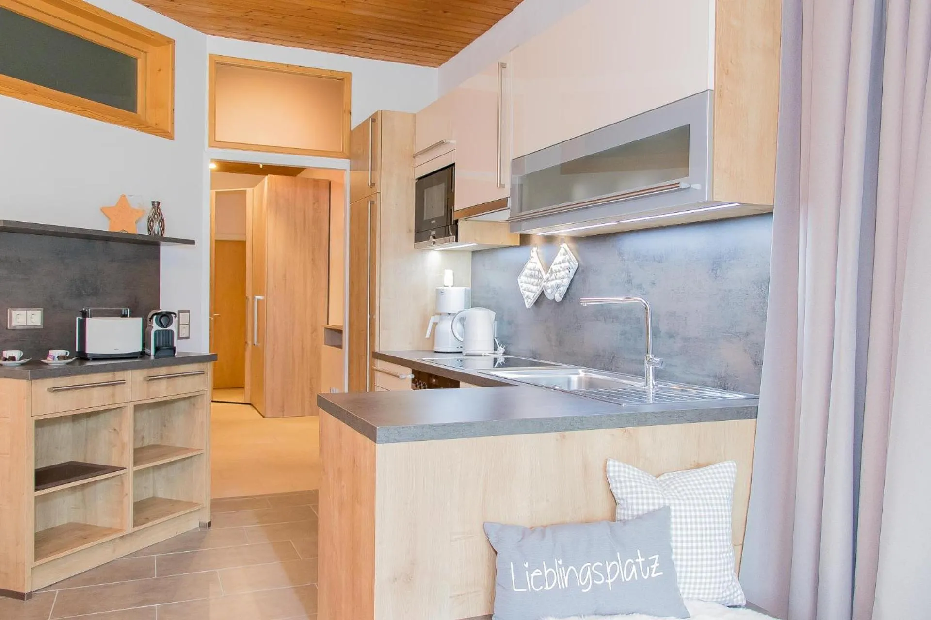 Kitchen or kitchenette in Haus St. Georg