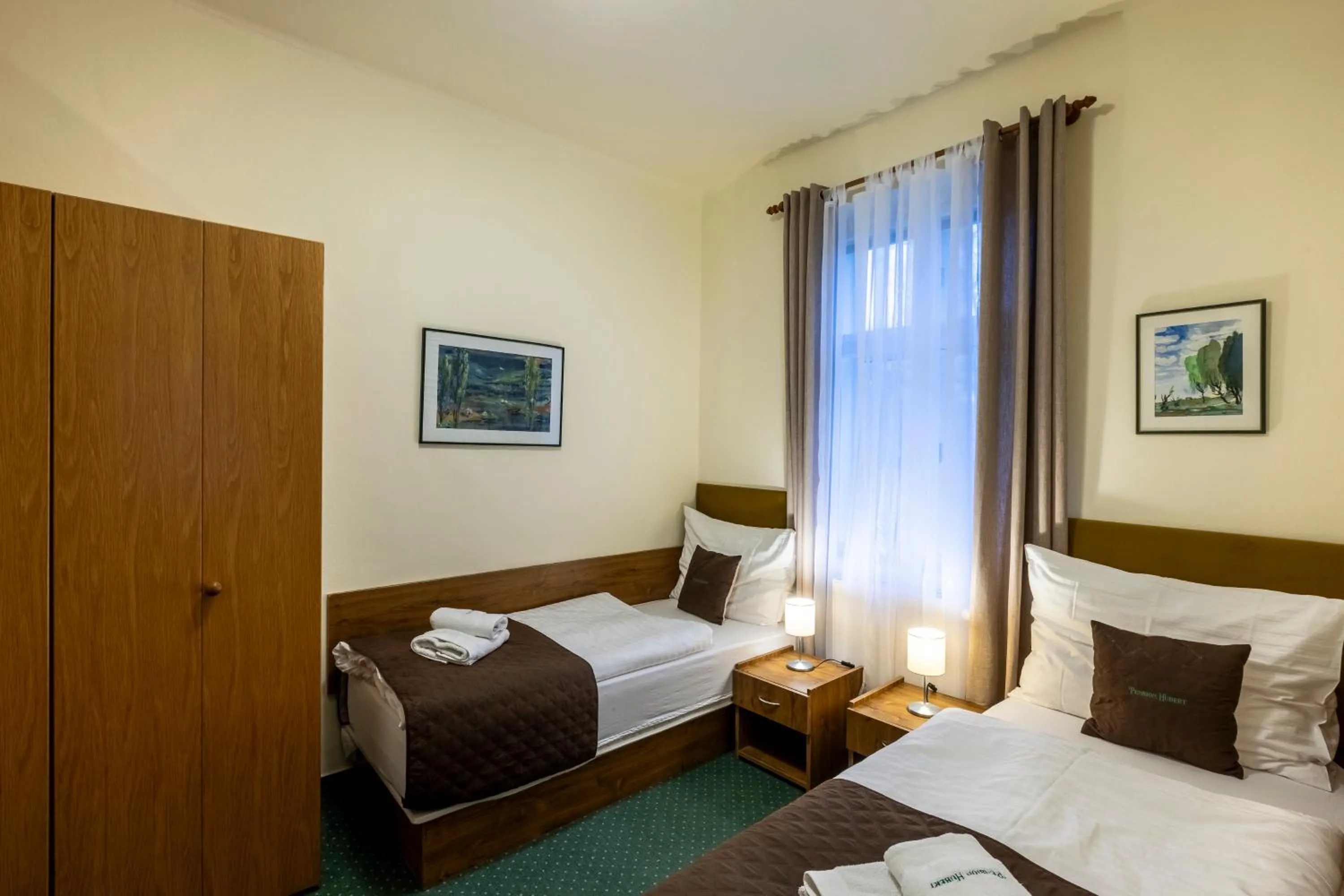 Bed in Pension Hubert