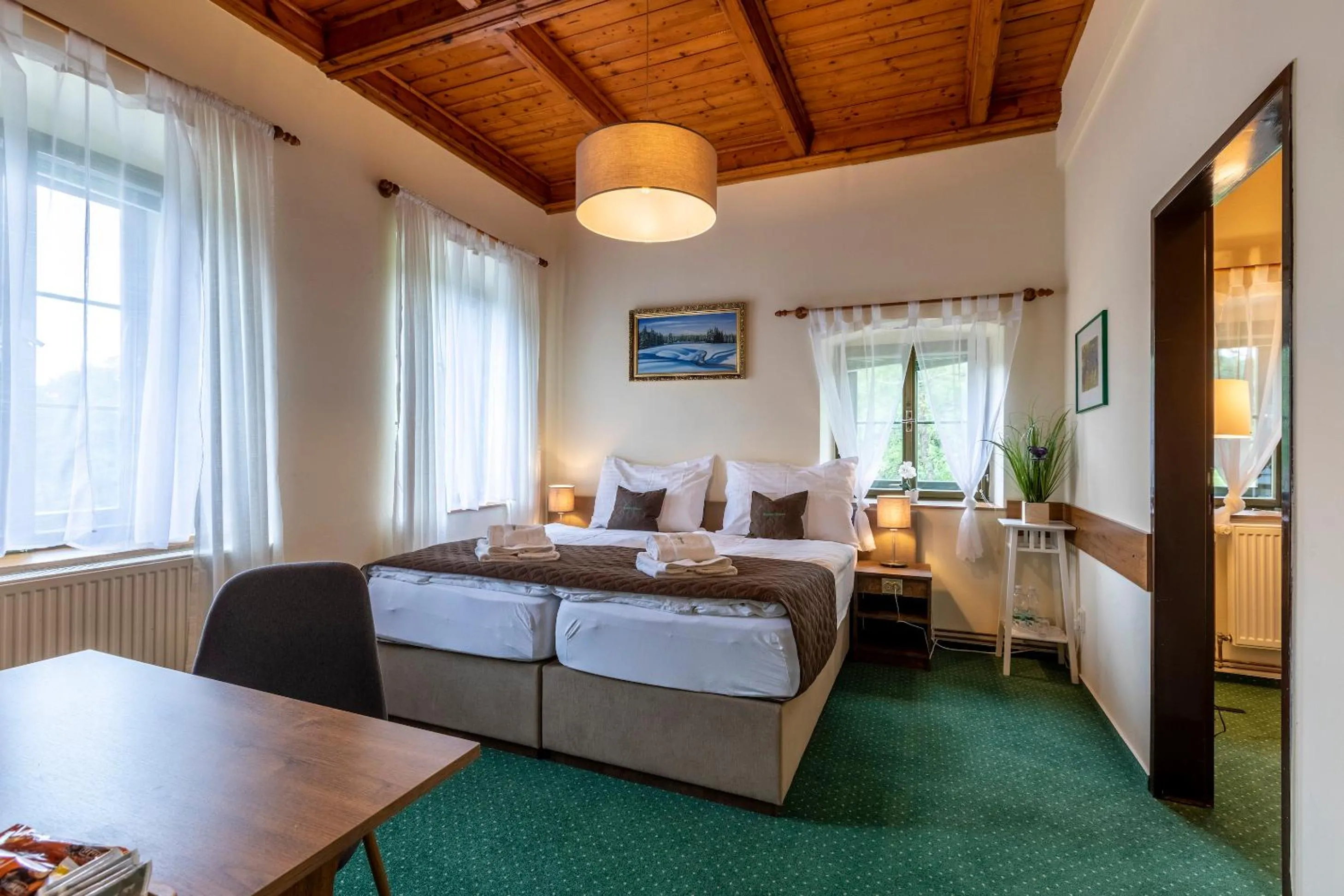 Bed in Pension Hubert