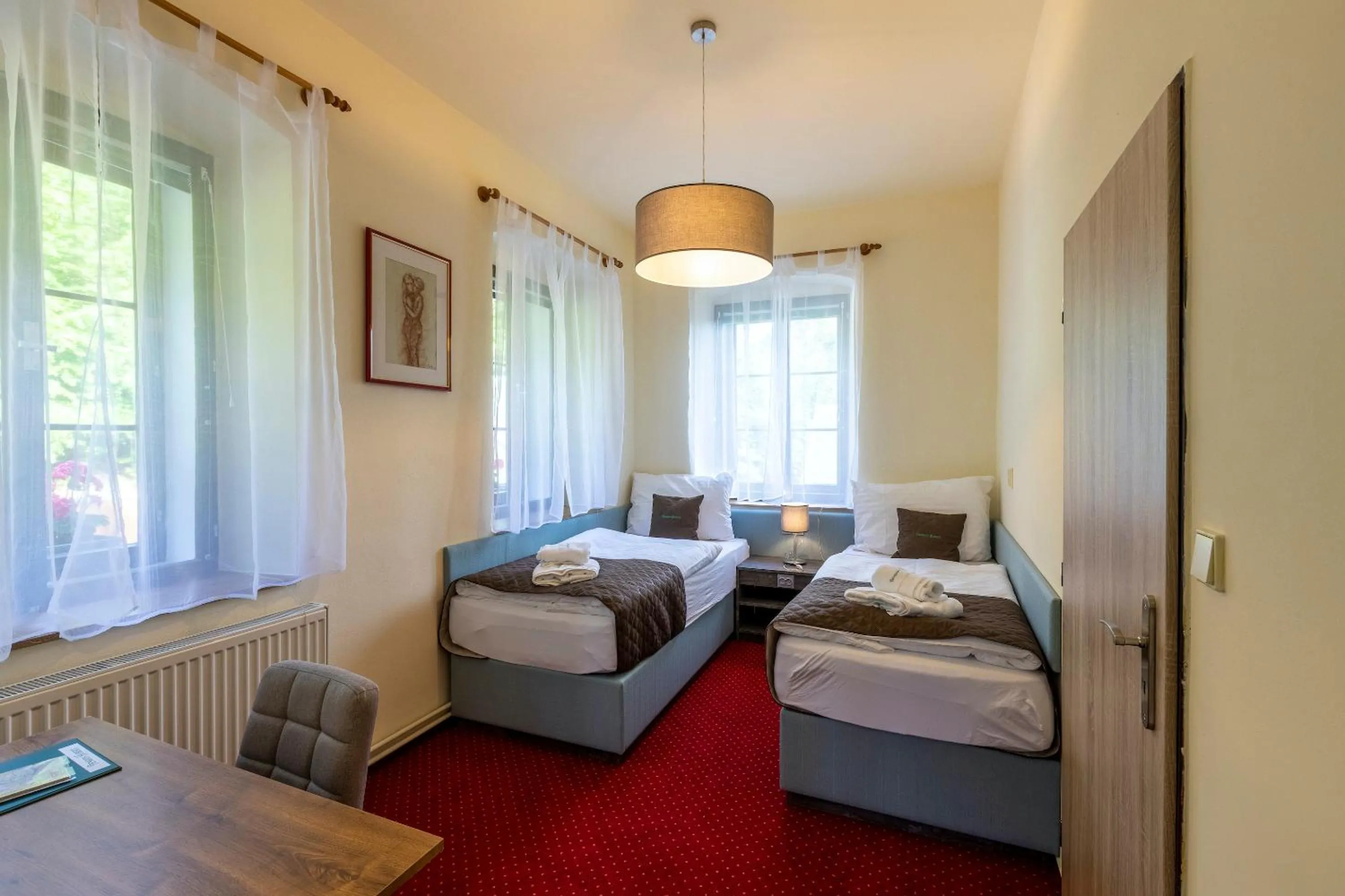 Bed in Pension Hubert