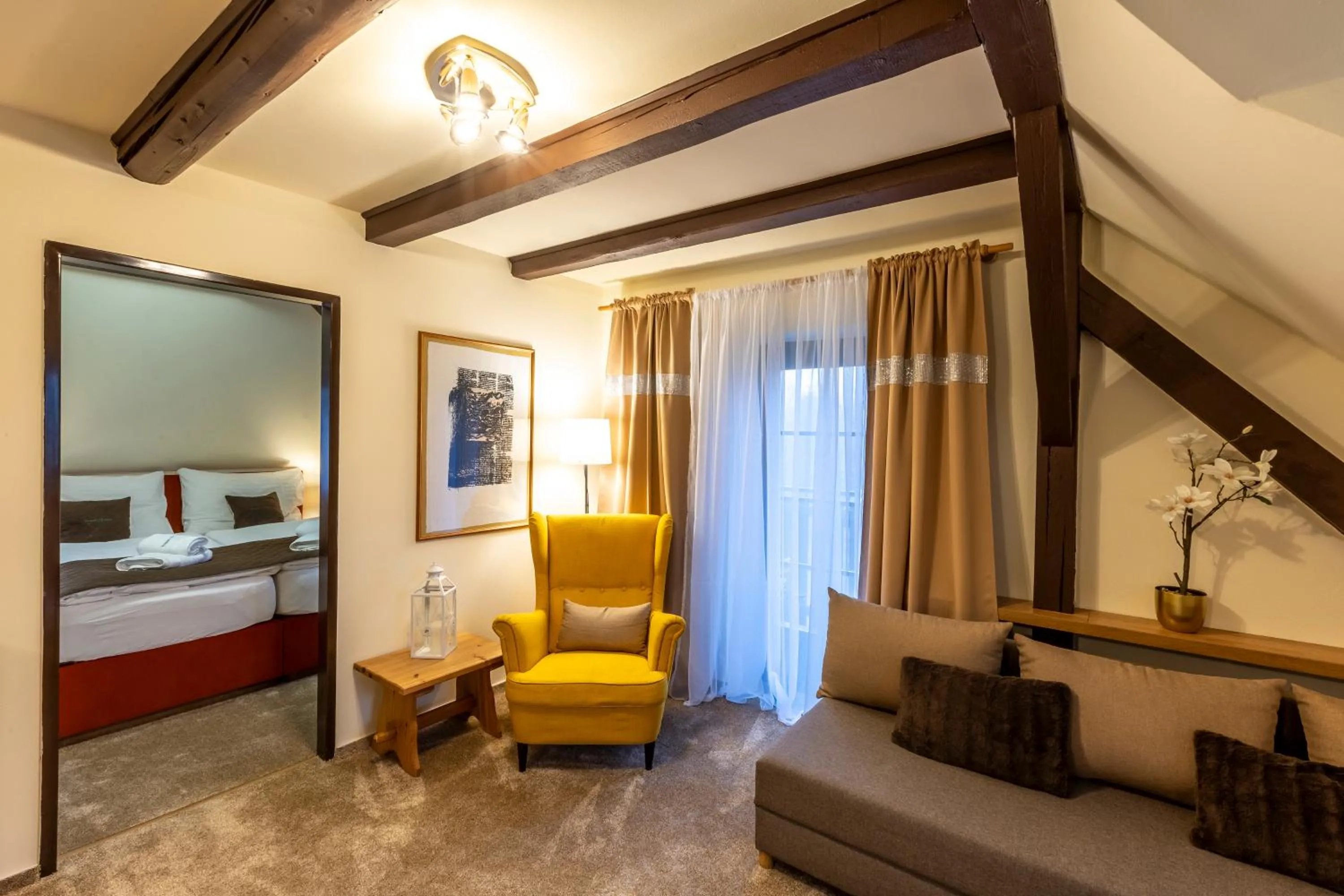 Bed in Pension Hubert