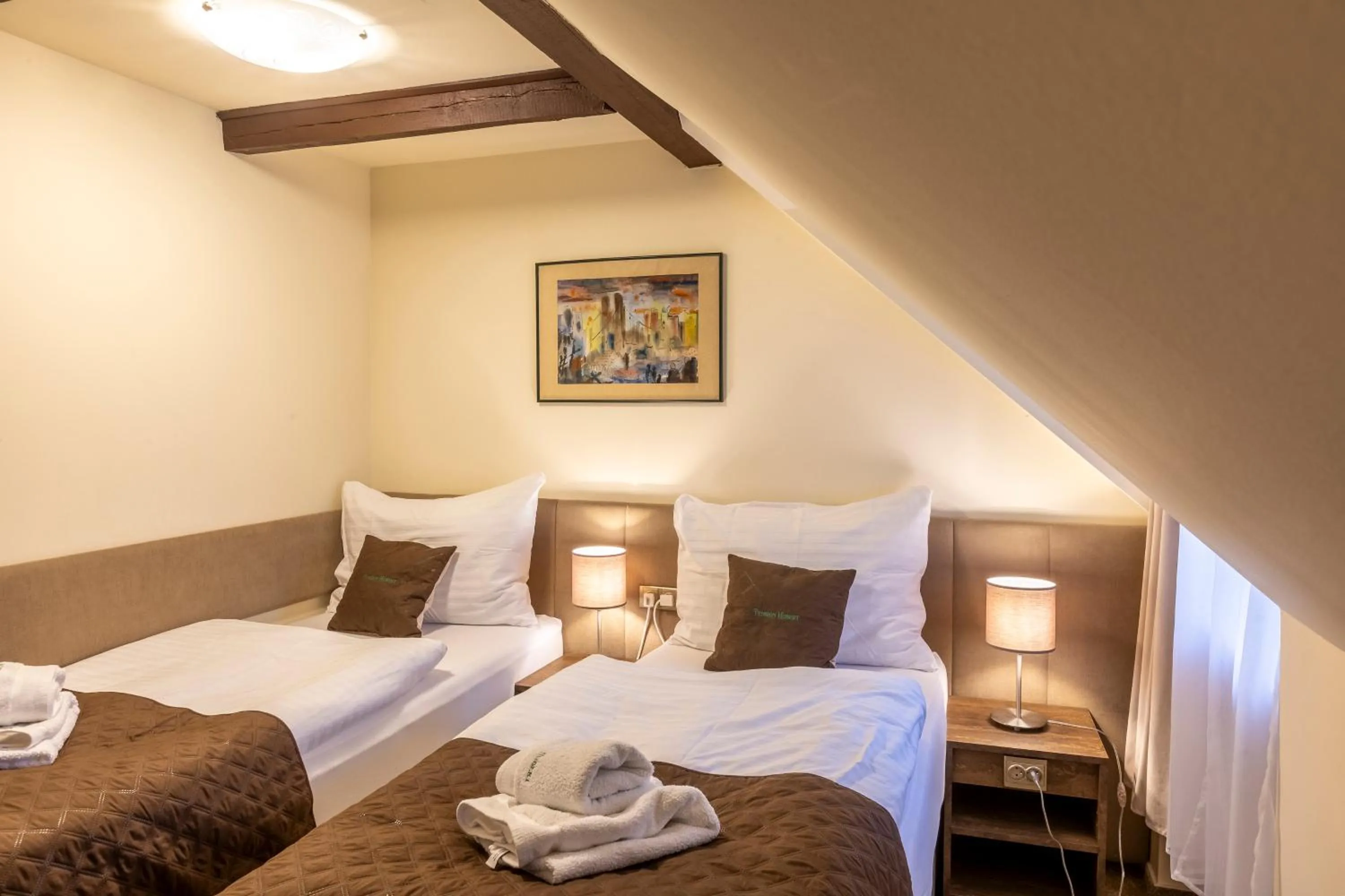 Bed in Pension Hubert