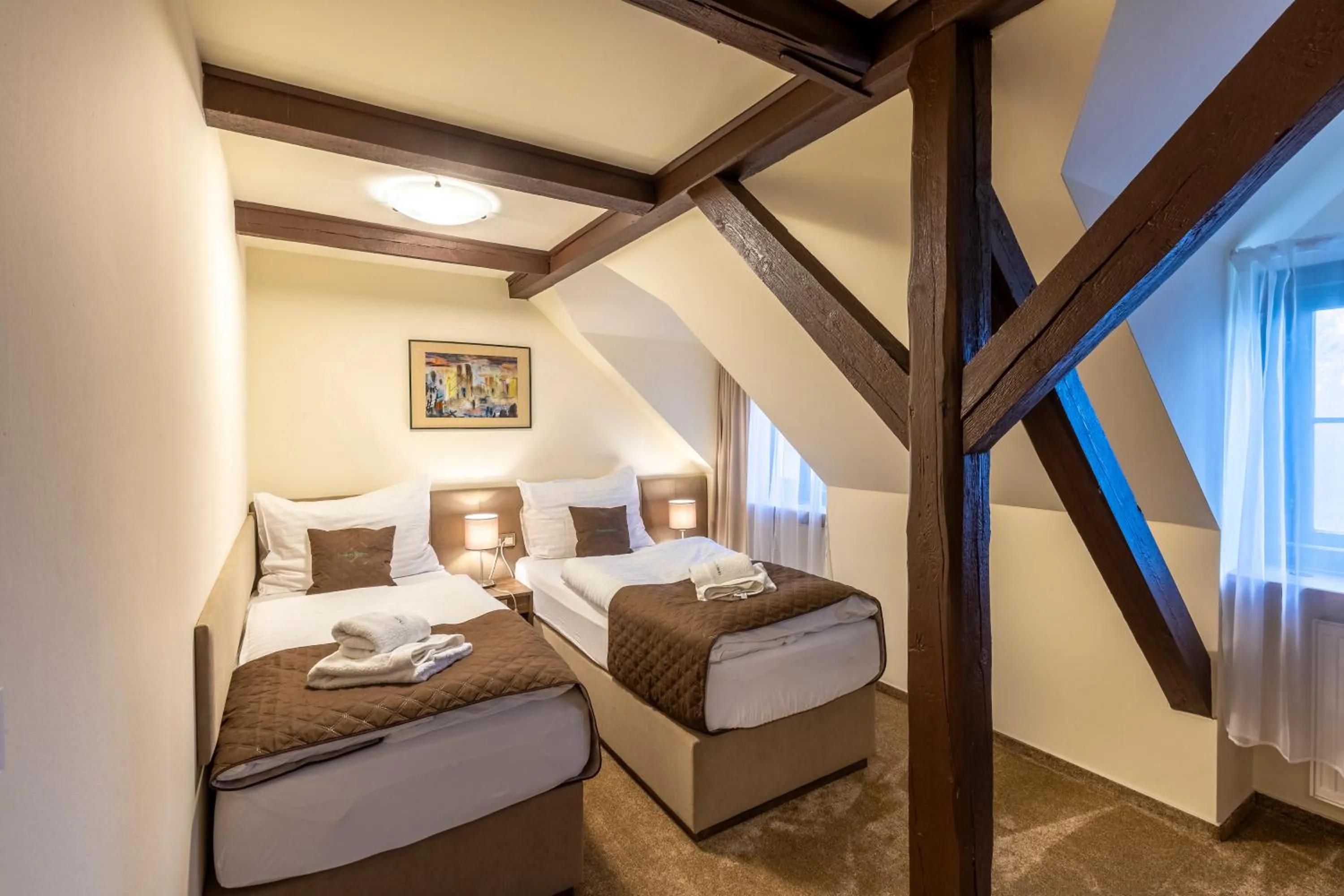 Bed in Pension Hubert