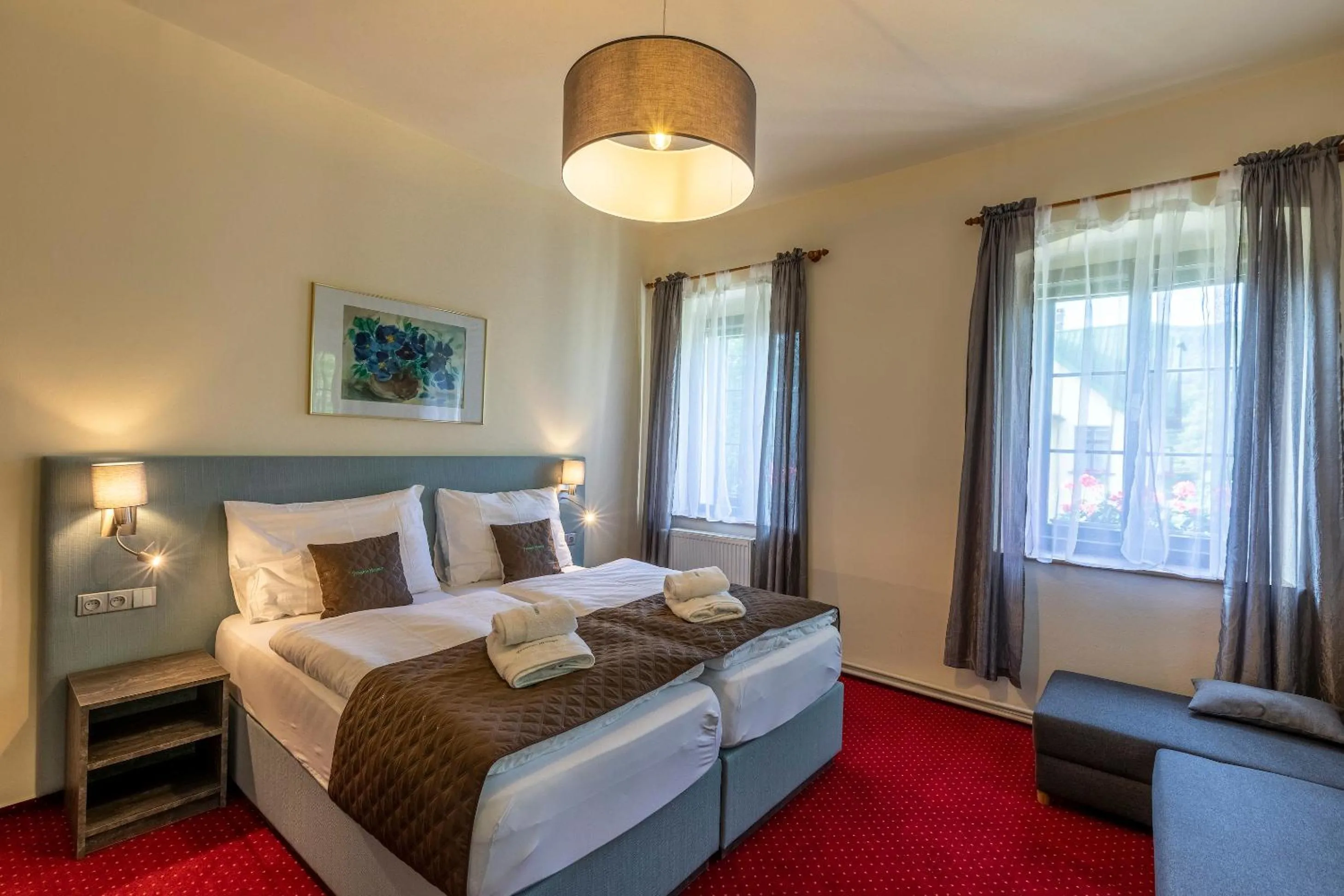 Bed in Pension Hubert