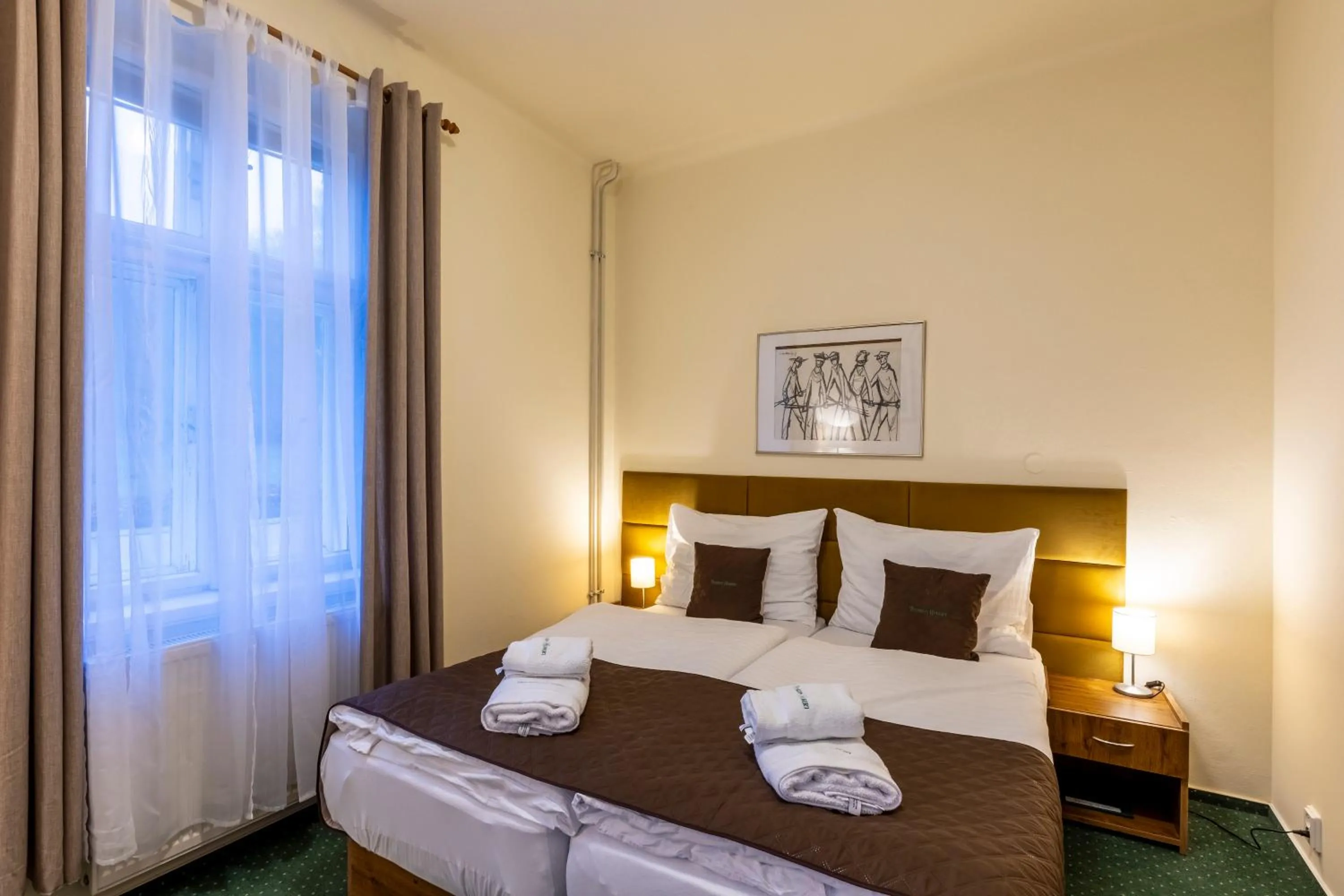 Bed in Pension Hubert