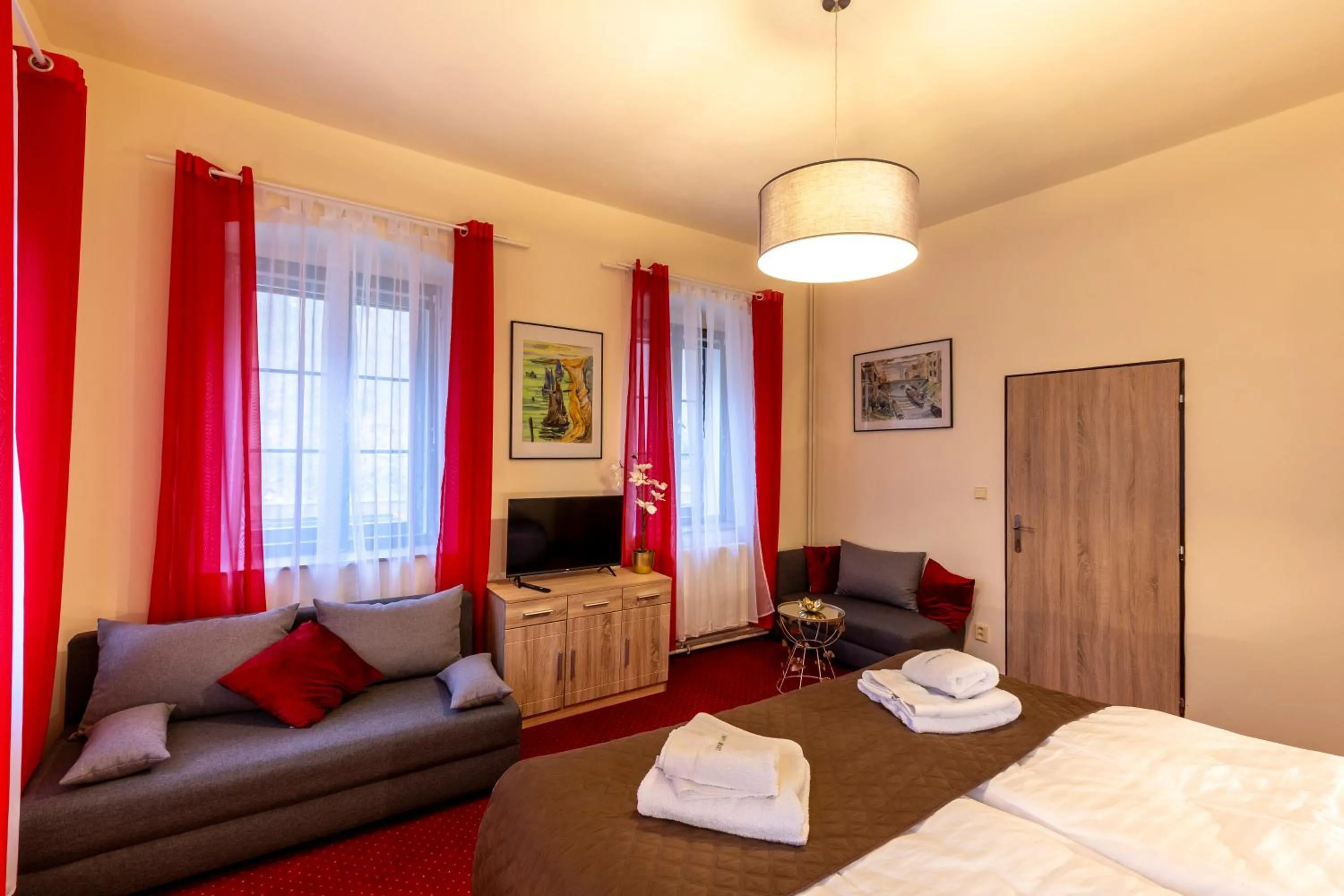 Bed in Pension Hubert