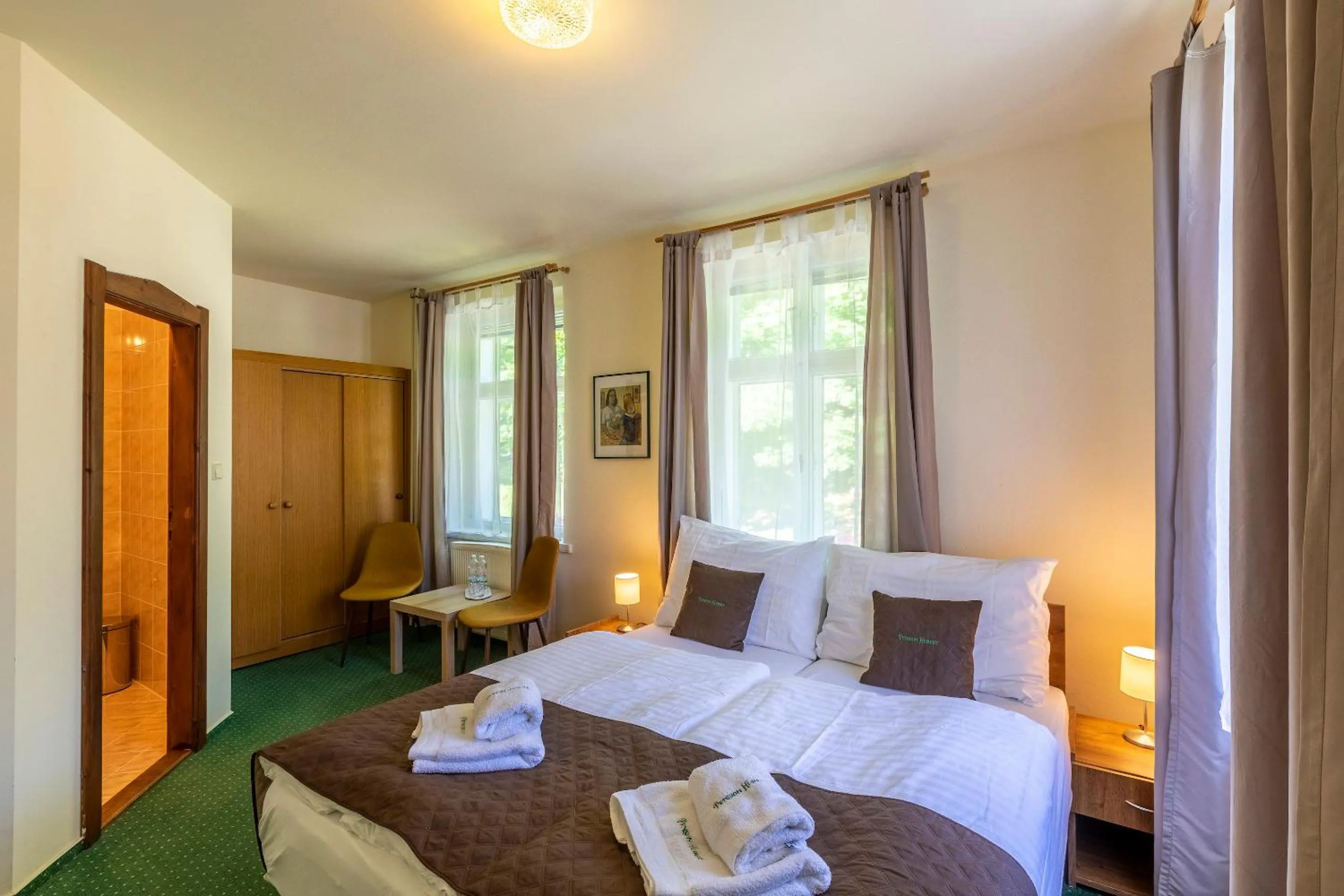 Bed in Pension Hubert