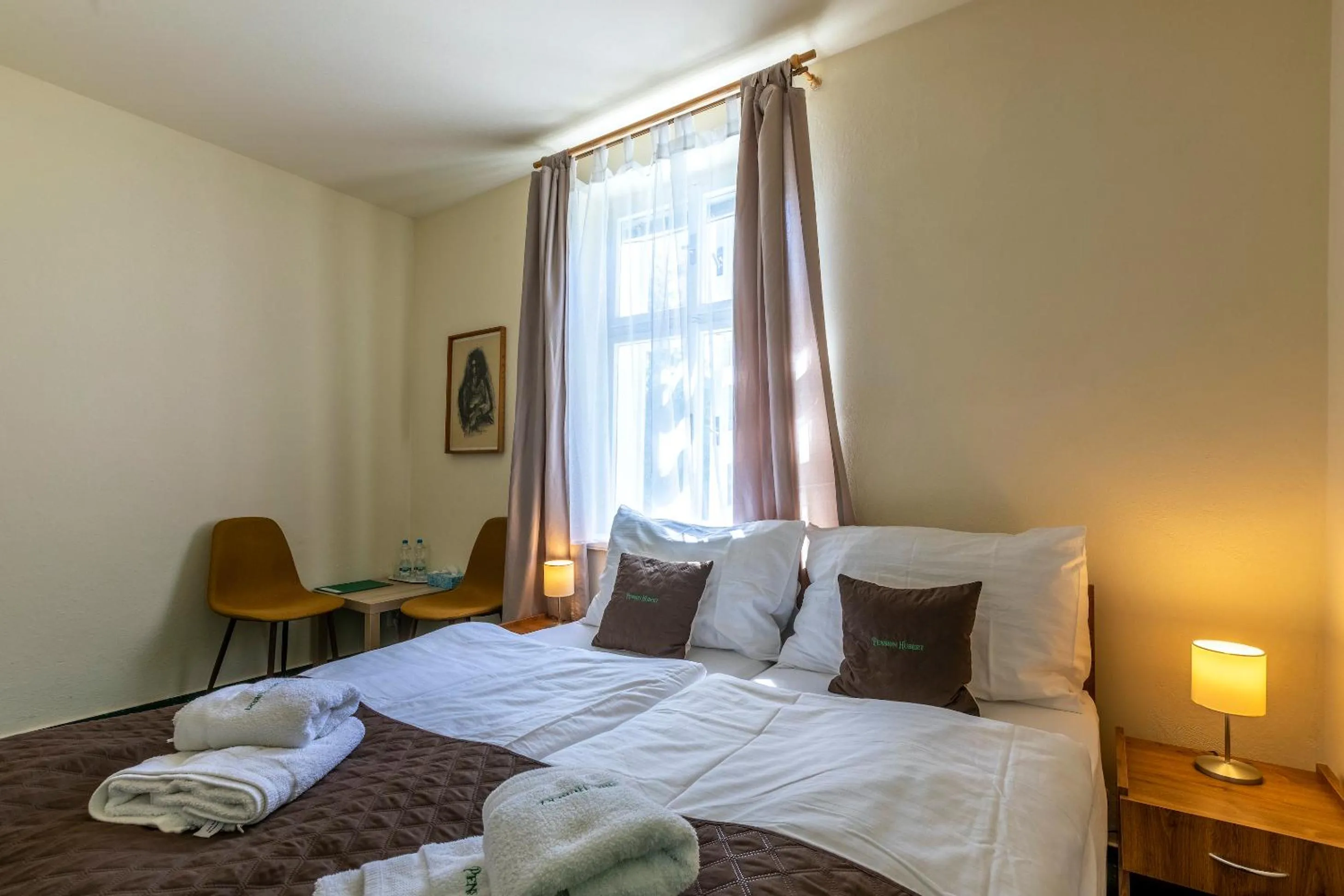 Bed in Pension Hubert