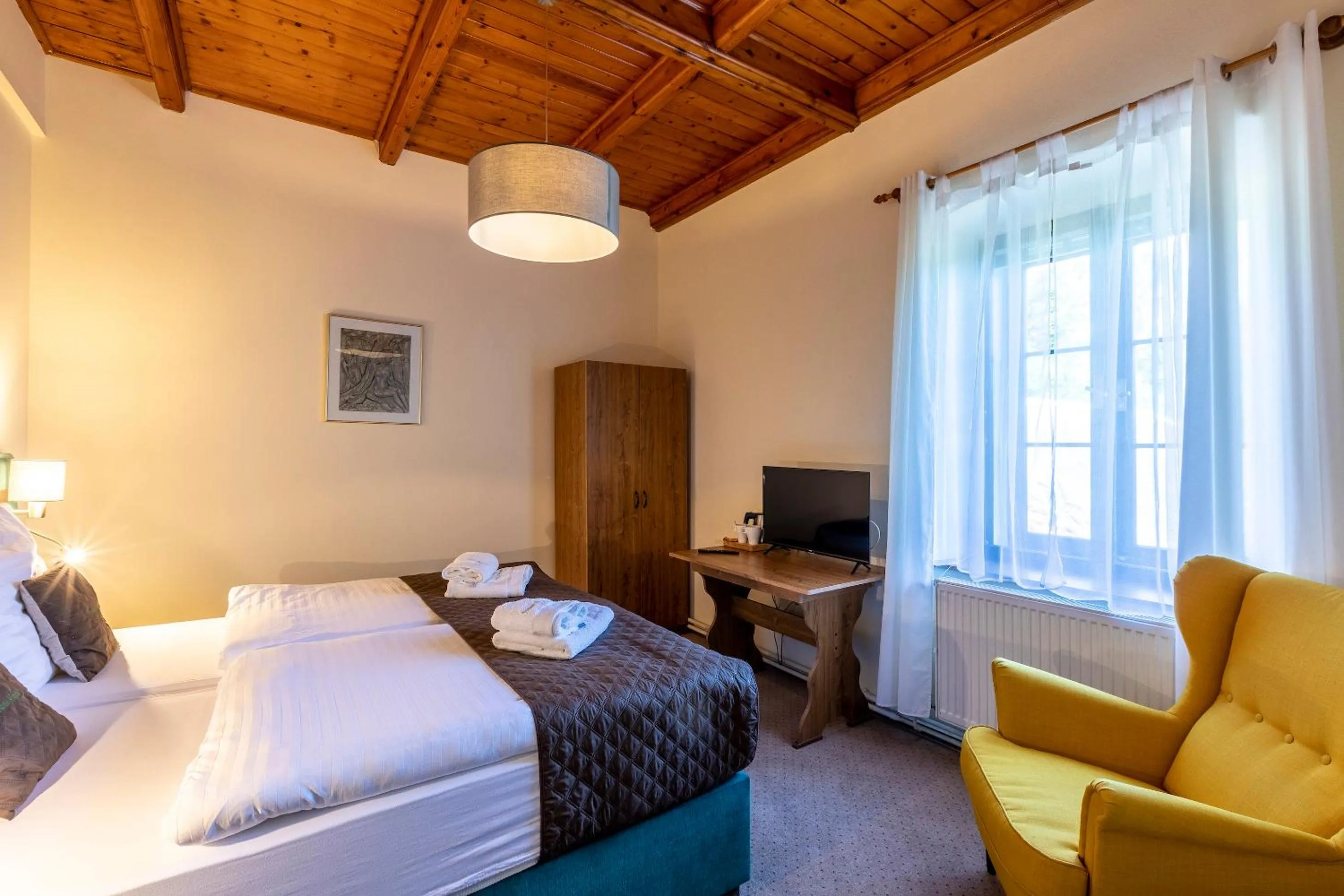Bed in Pension Hubert