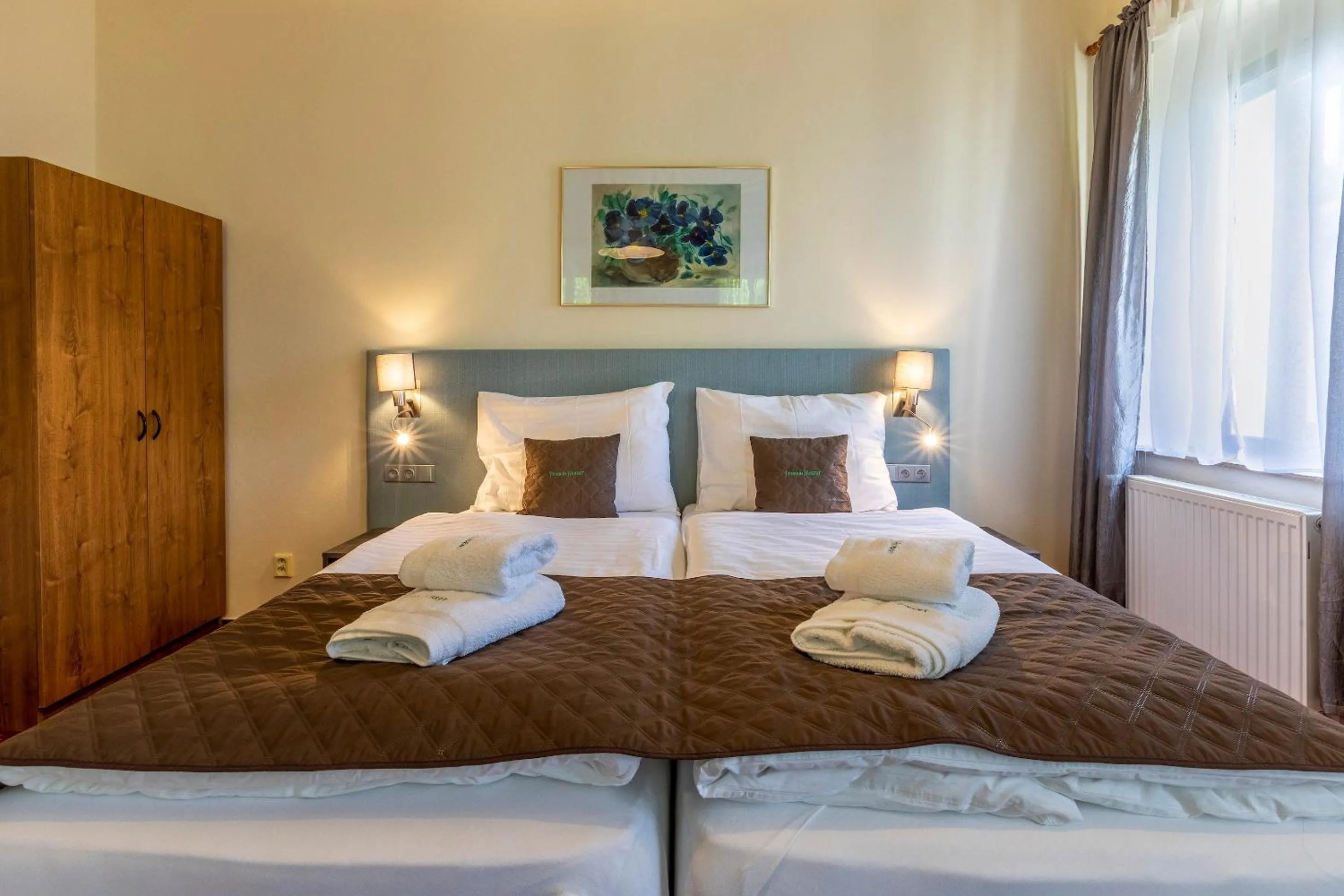 Bed in Pension Hubert