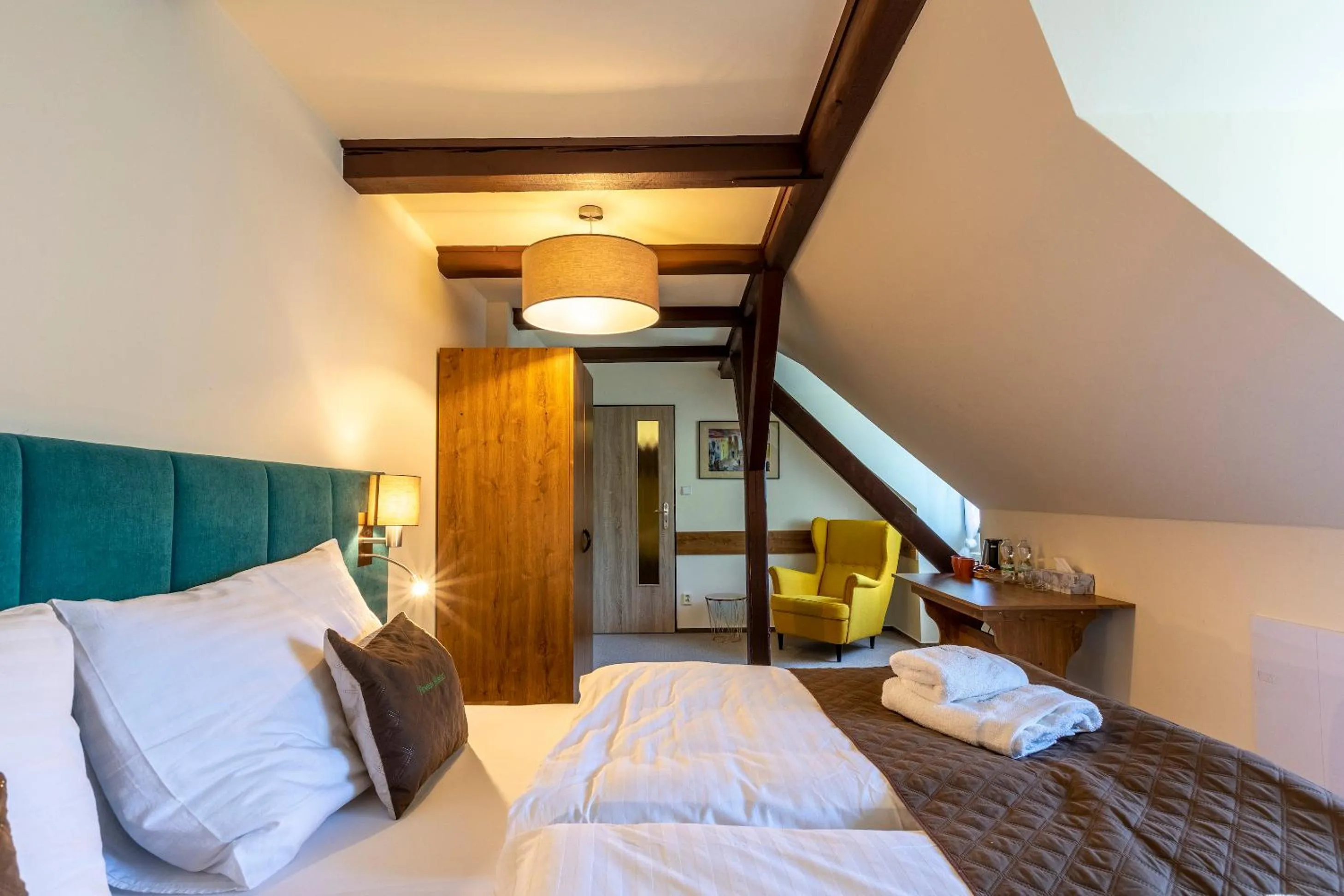 Bed in Pension Hubert