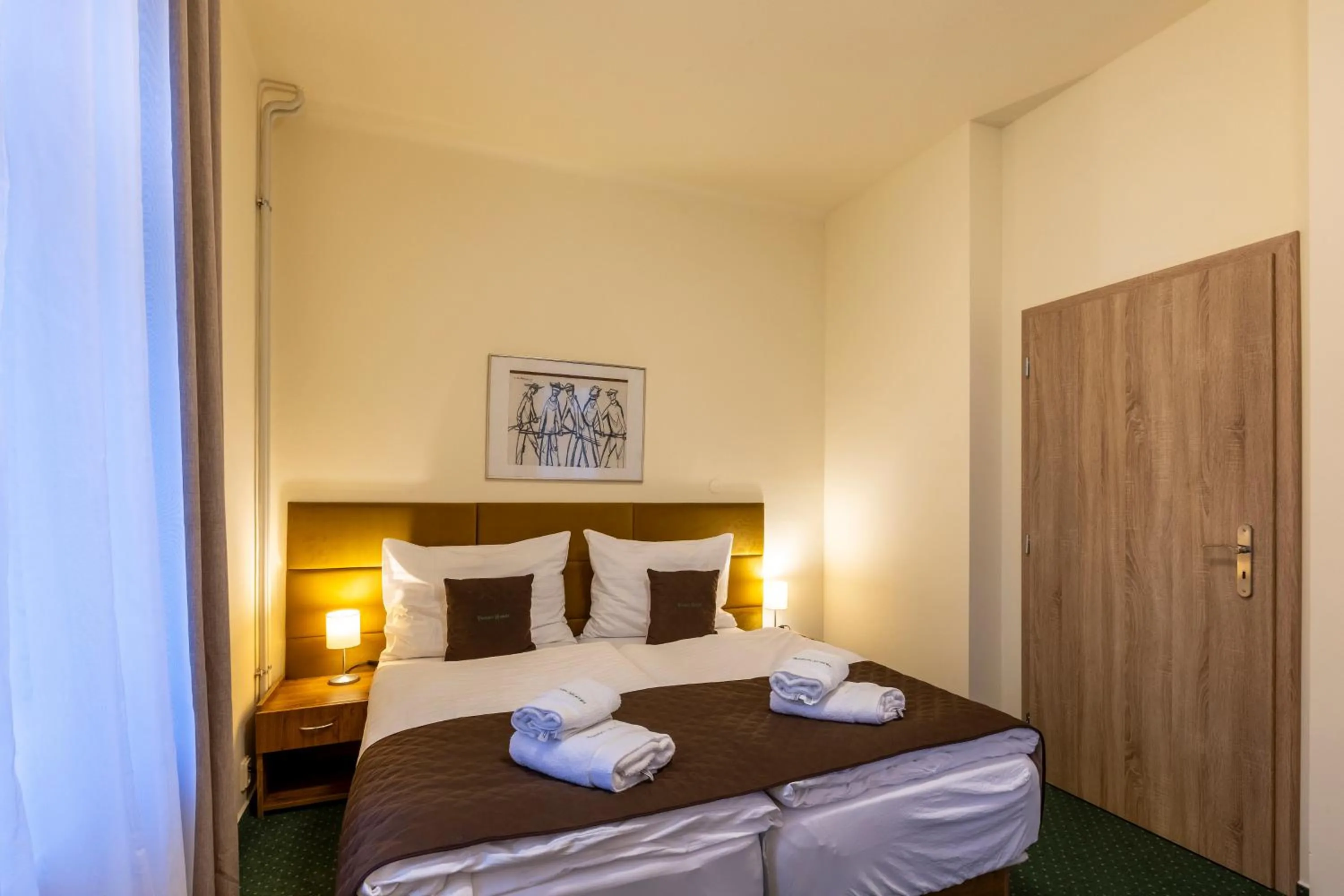Bed in Pension Hubert