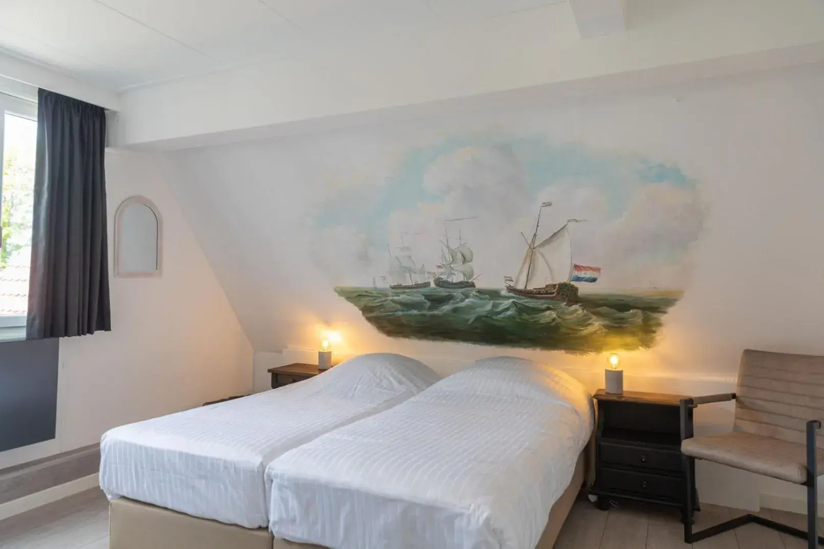 Double or Twin Room (No Pets) in Hotel-Restaurant Loodsmans Welvaren Double or Twin Room (No Pets) in Hotel-Restaurant Loodsmans Welvaren