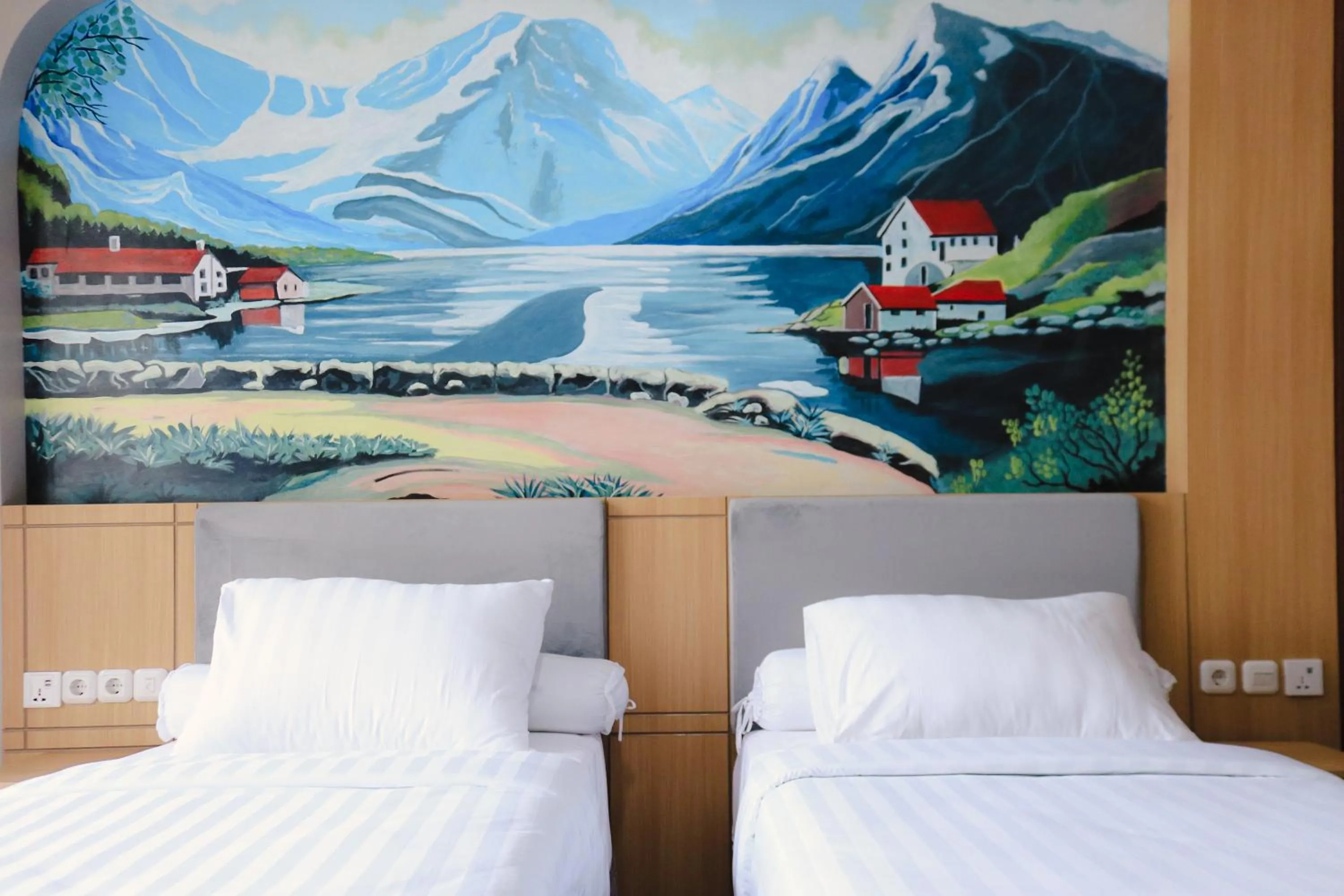 Bed in Azana BeSt Hotel Batu