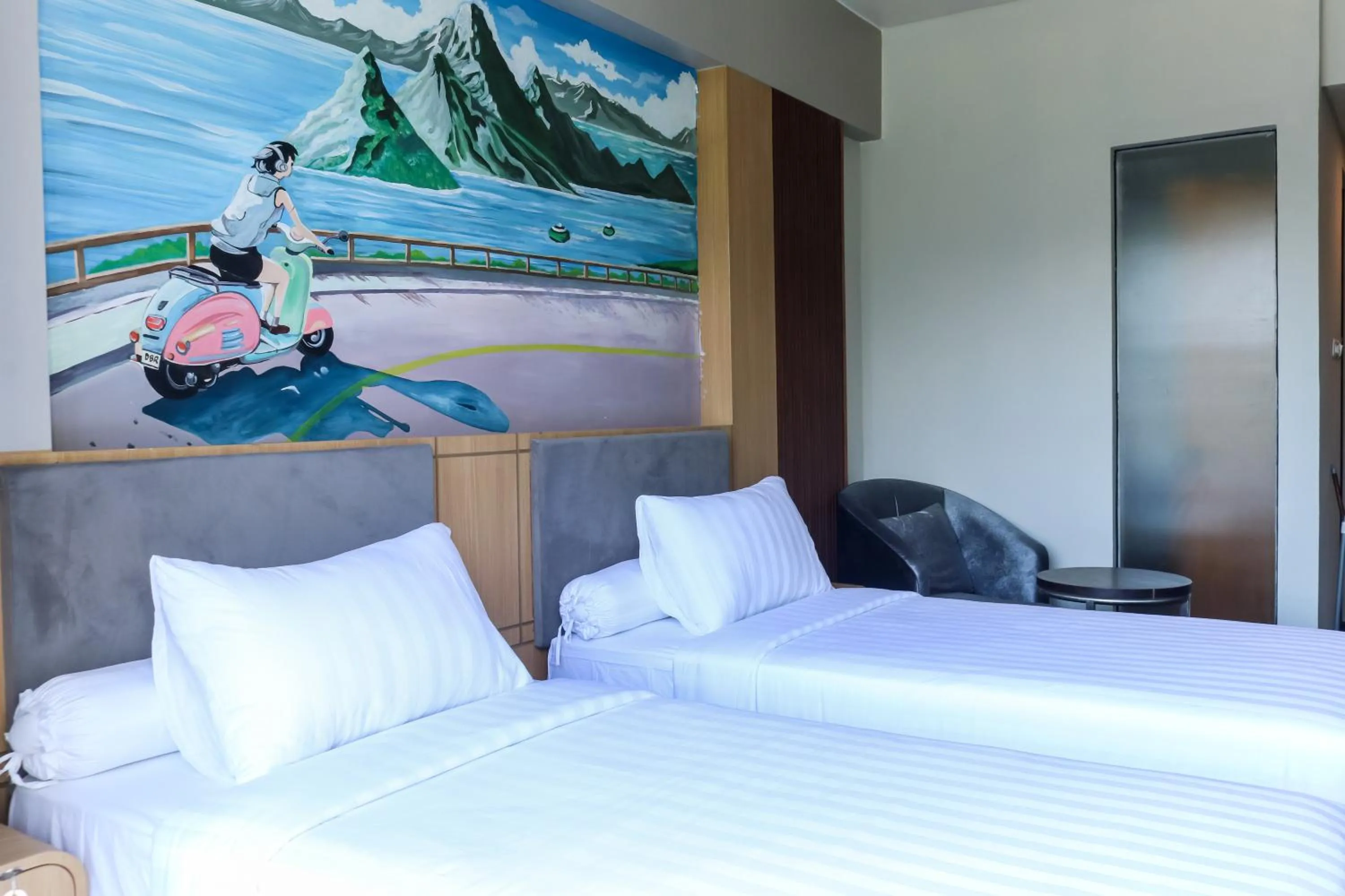 Bed in Azana BeSt Hotel Batu