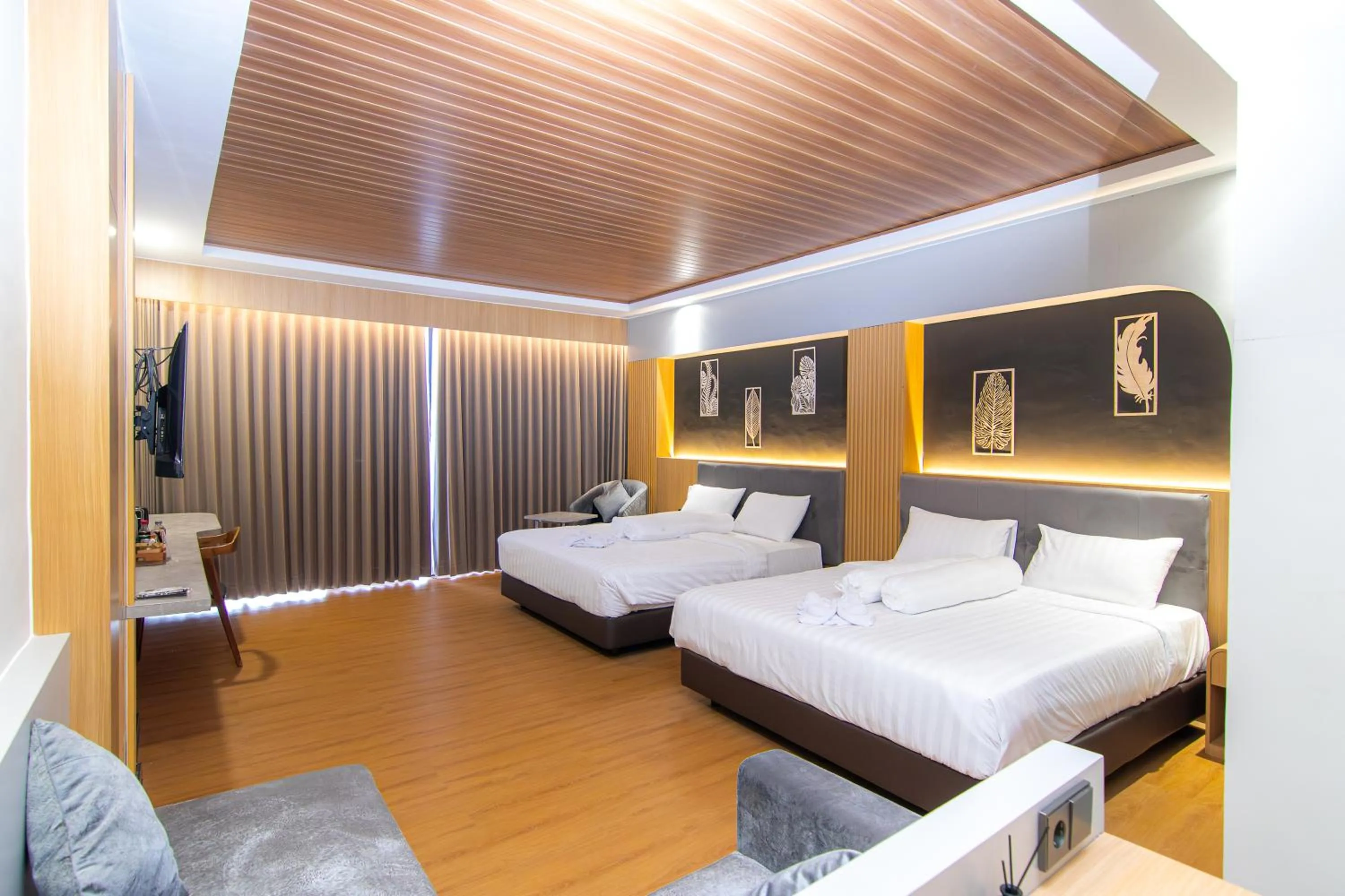 Bedroom, Bed in Azana BeSt Hotel Batu