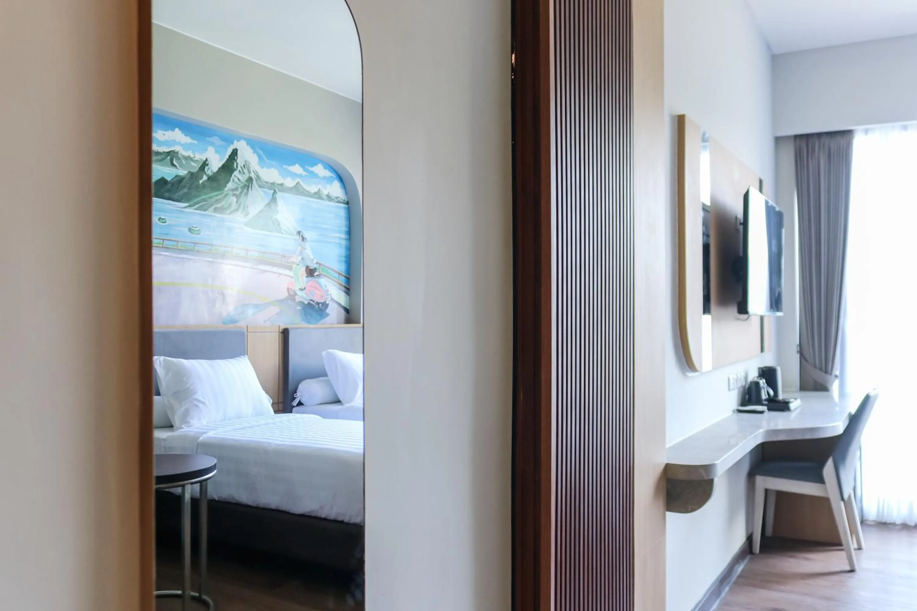Bed in Azana BeSt Hotel Batu