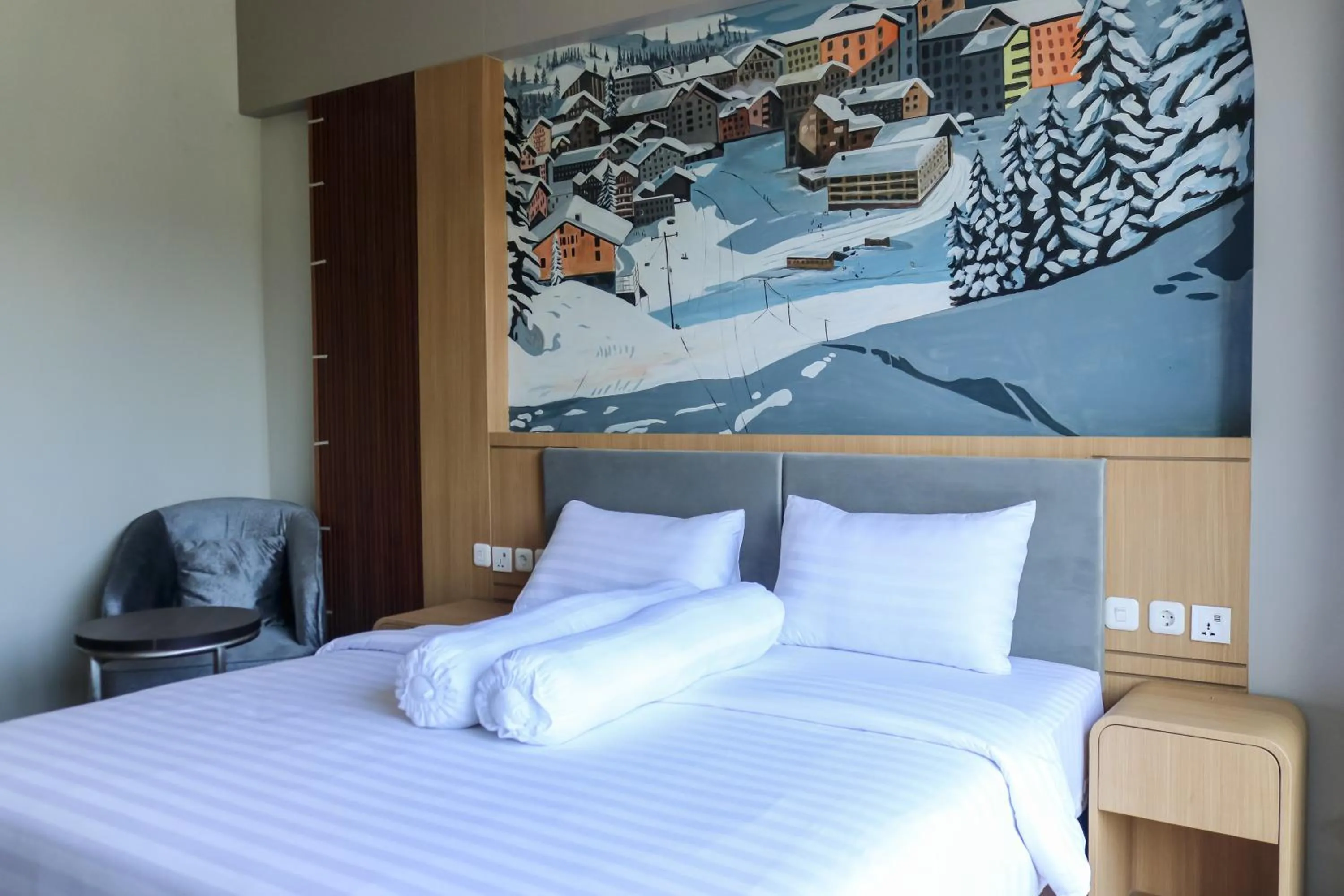 Bed in Azana BeSt Hotel Batu