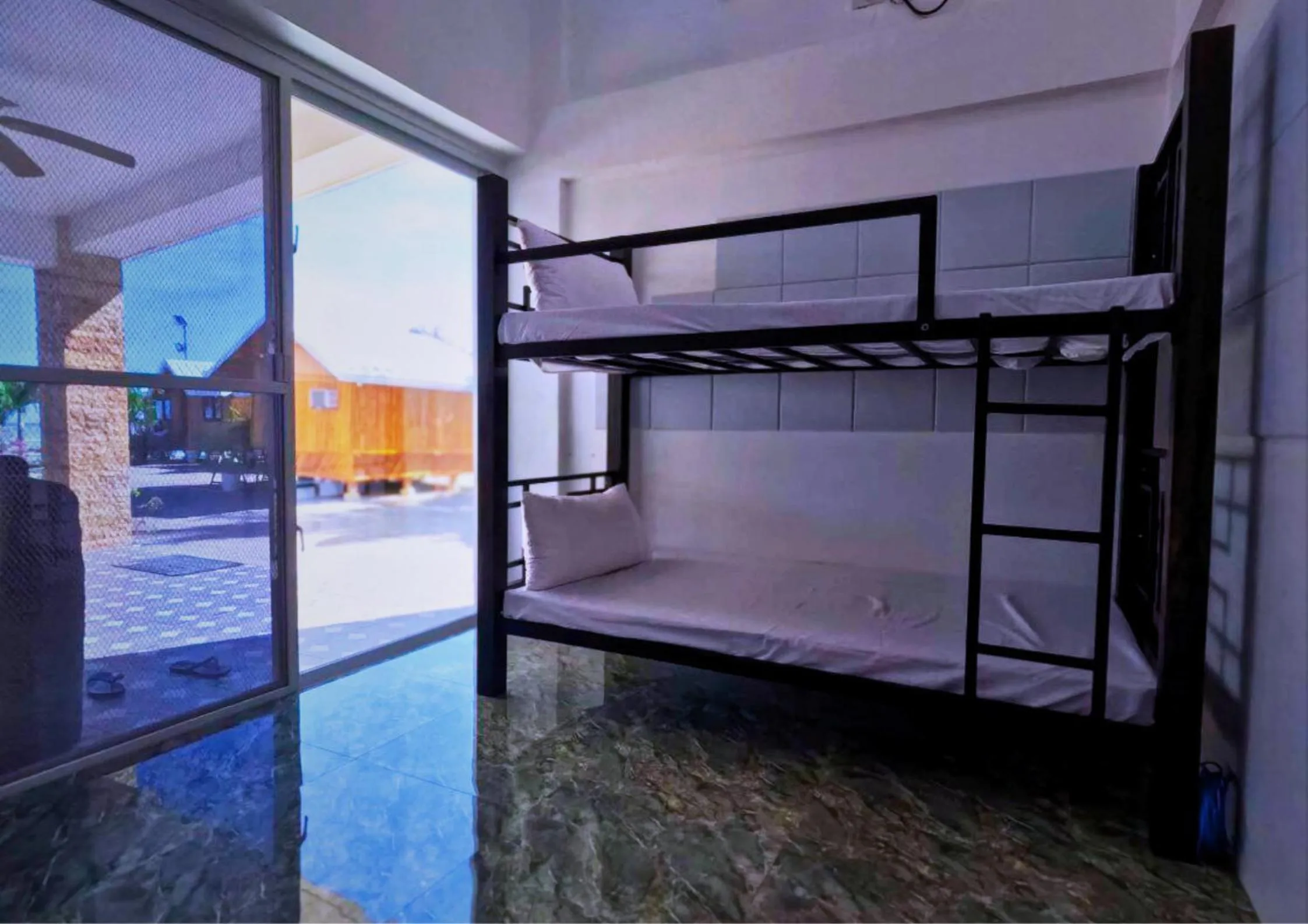 Bedroom, Bed in The Blessed Purple Bamboo Beach Resort