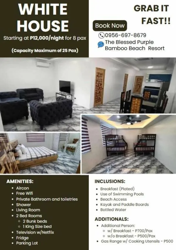 The Blessed Purple Bamboo Beach Resort